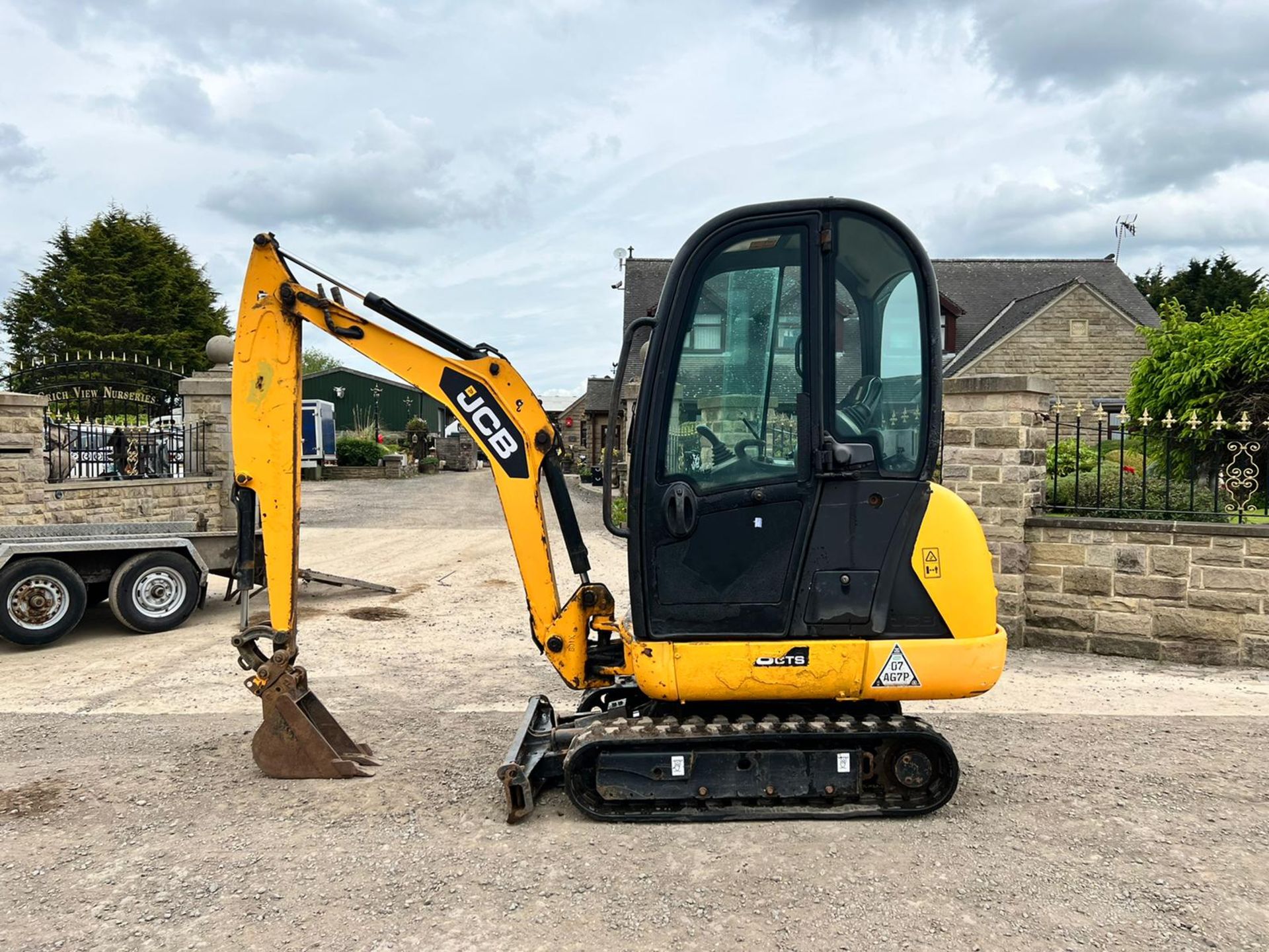 2013 JCB 8018 1.8 Ton Mini Digger With Indespension 2.7 Ton Plant Trailer Runs Drives "PLUS VAT" - Image 7 of 28