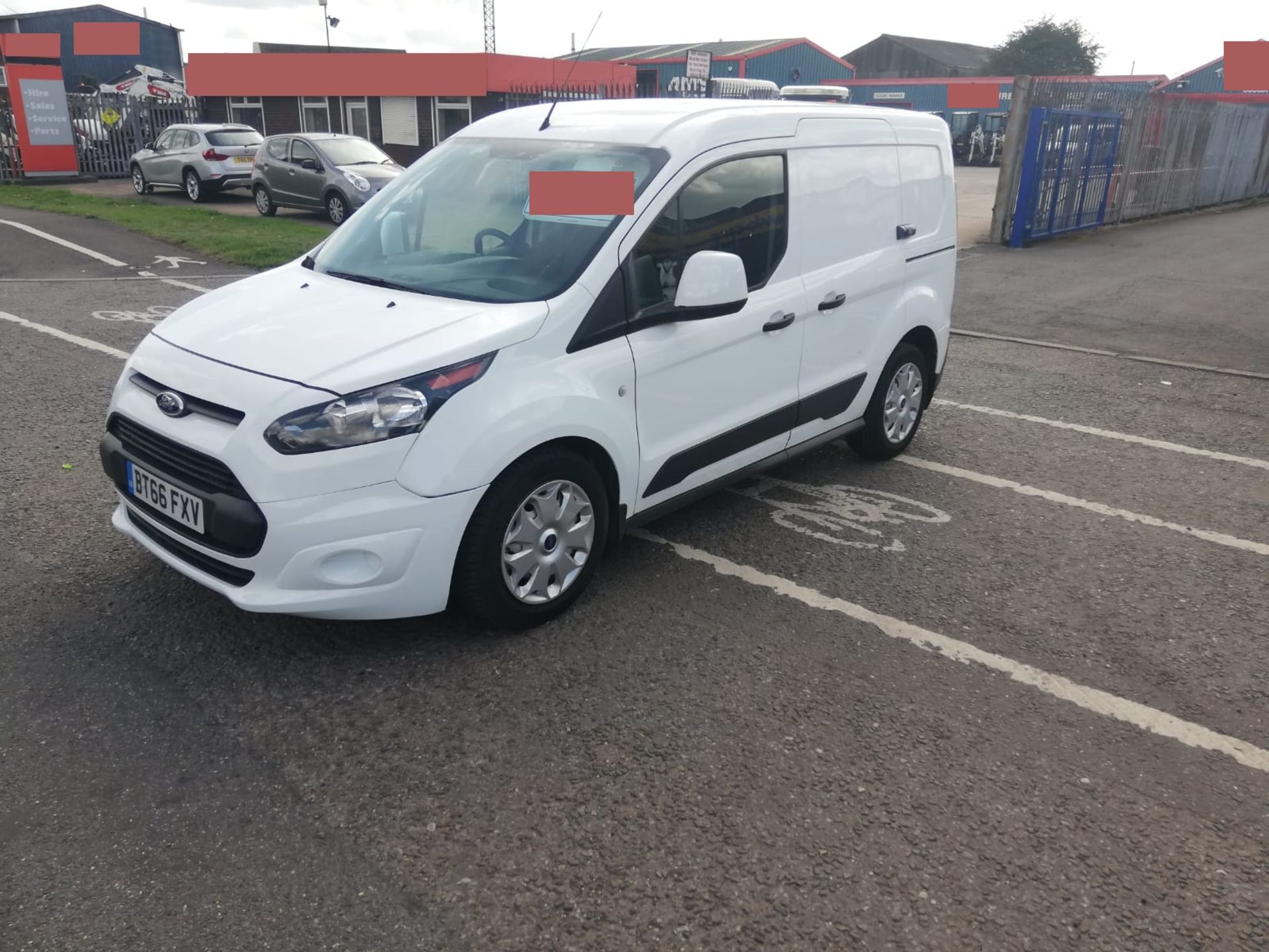 2016/66 FORD TRANSIT CONNECT 200 ECONETIC WHITE PANEL VAN - 124K MILES - EURO 6 - AIR CON *PLUS VAT*