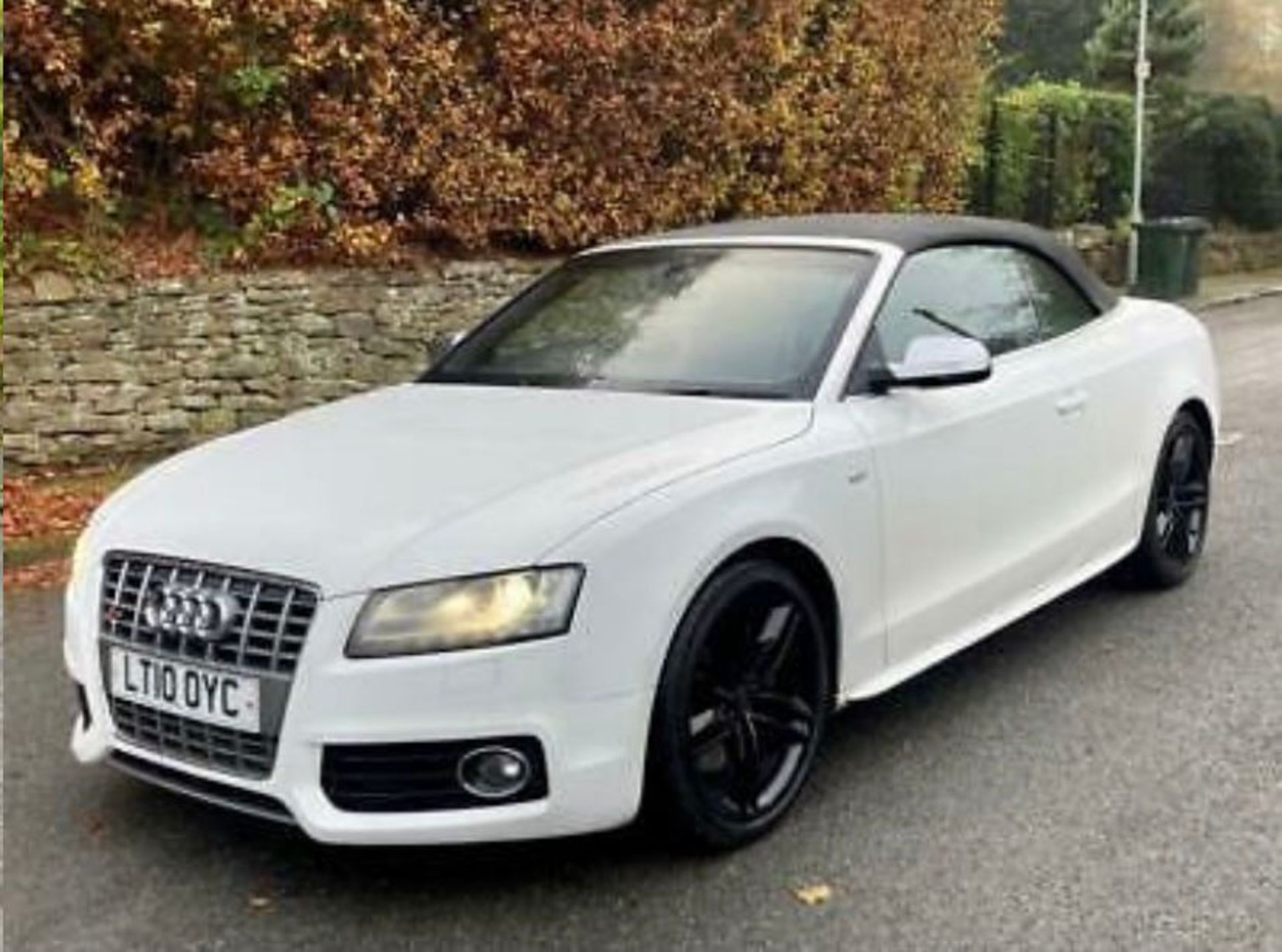 2010 AUDI S5 V6T QUATTRO AUTO WHITE CONVERTIBLE - PARKING SENSORS - SAT NAV - 2 KEYS *NO VAT* - Image 2 of 11