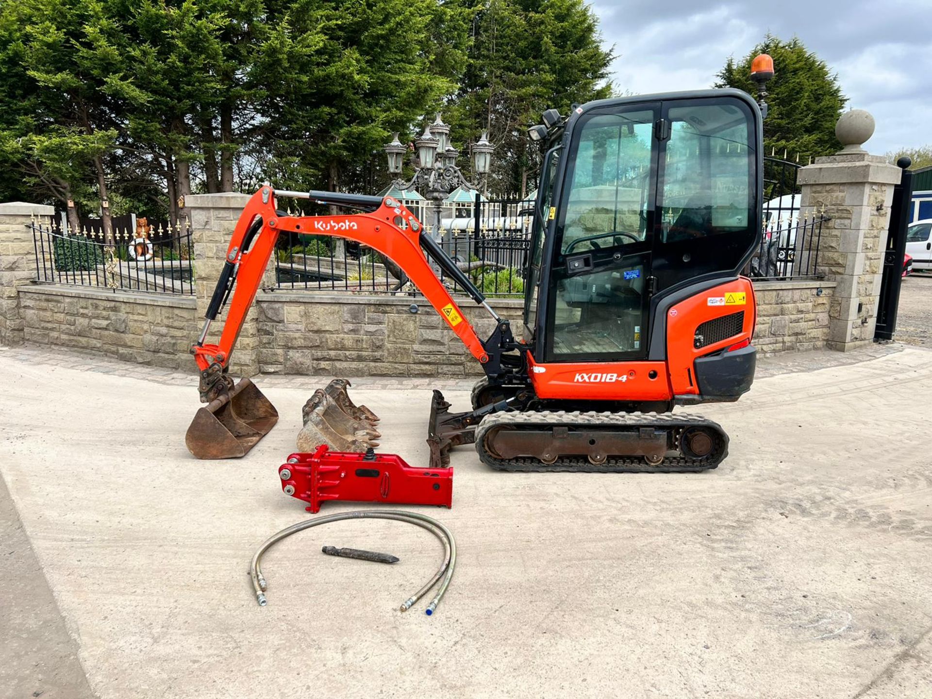 2018 Kubota KX018-4 1.8 Ton Mini Digger With New And Unused ES *PLUS VAT*