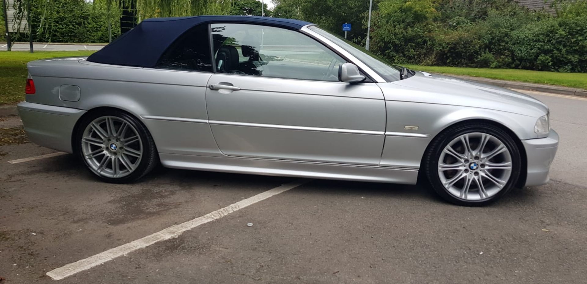 2003/52 BMW 330CI SILVER CONVERTIBLE - 2 KEYS - 103K MILES *NO VAT* - Image 13 of 43