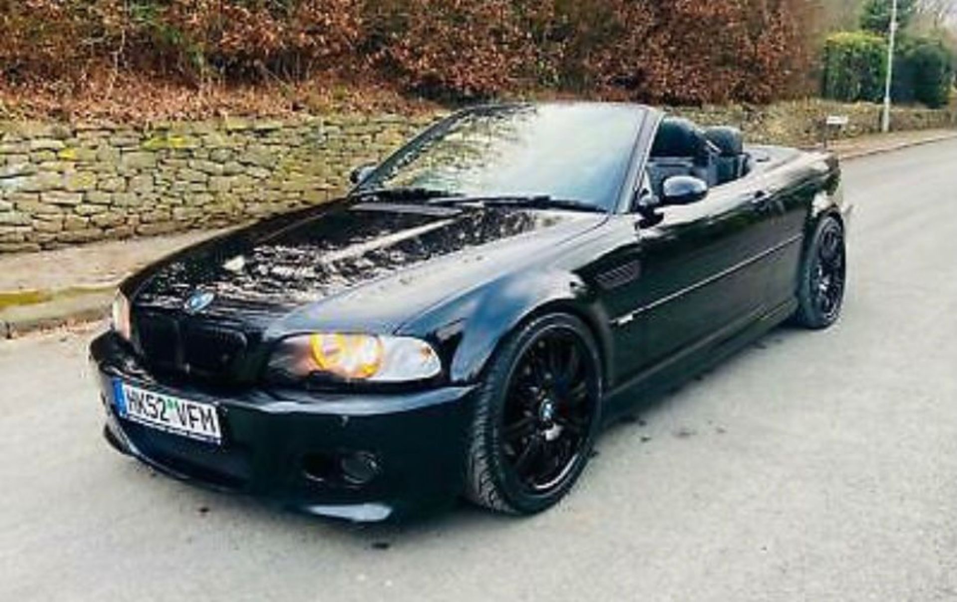 2002 BMW M3 E46 3.2 BLACK CONVERTIBLE *NO VAT* - Image 2 of 12