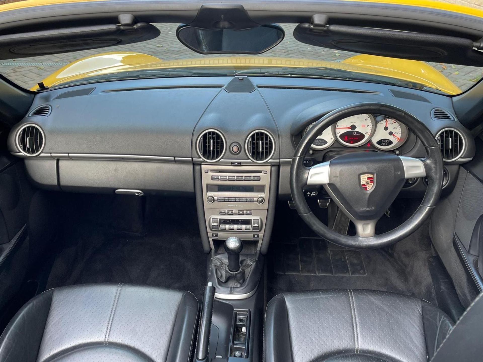 EYE CATCHING 2005 PORSCHE BOXSTER S YELLOW CONVERTIBLE - 105K MILES - 2 KEYS - 20 INCH ALLOYS - Image 10 of 10