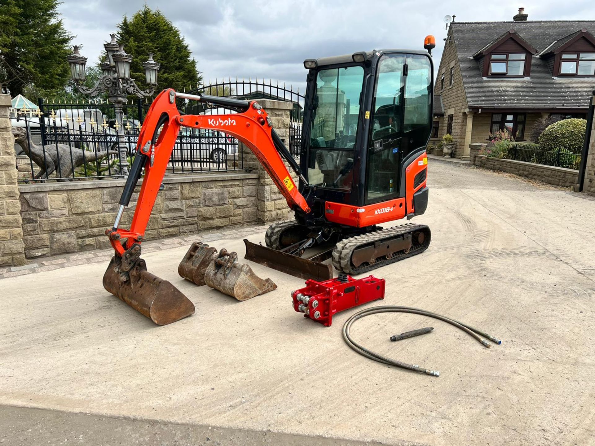 2018 Kubota KX018-4 1.8 Ton Mini Digger With New And Unused ES *PLUS VAT* - Image 9 of 21