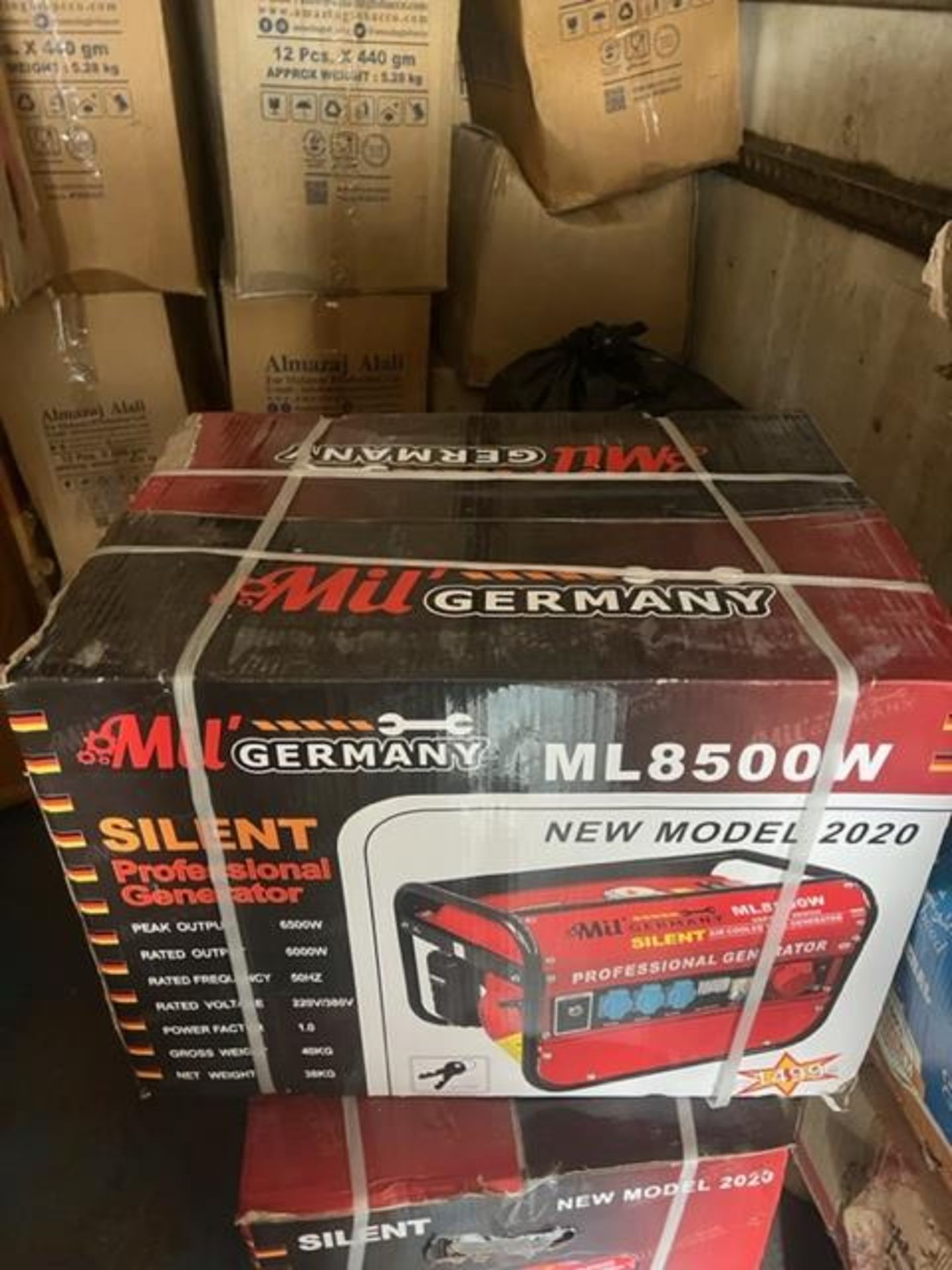 BRAND NEW 2020 MIL GERMANY ML8500W SILENT PROFESSIONAL PETROL GENERATOR *PLUS VAT*