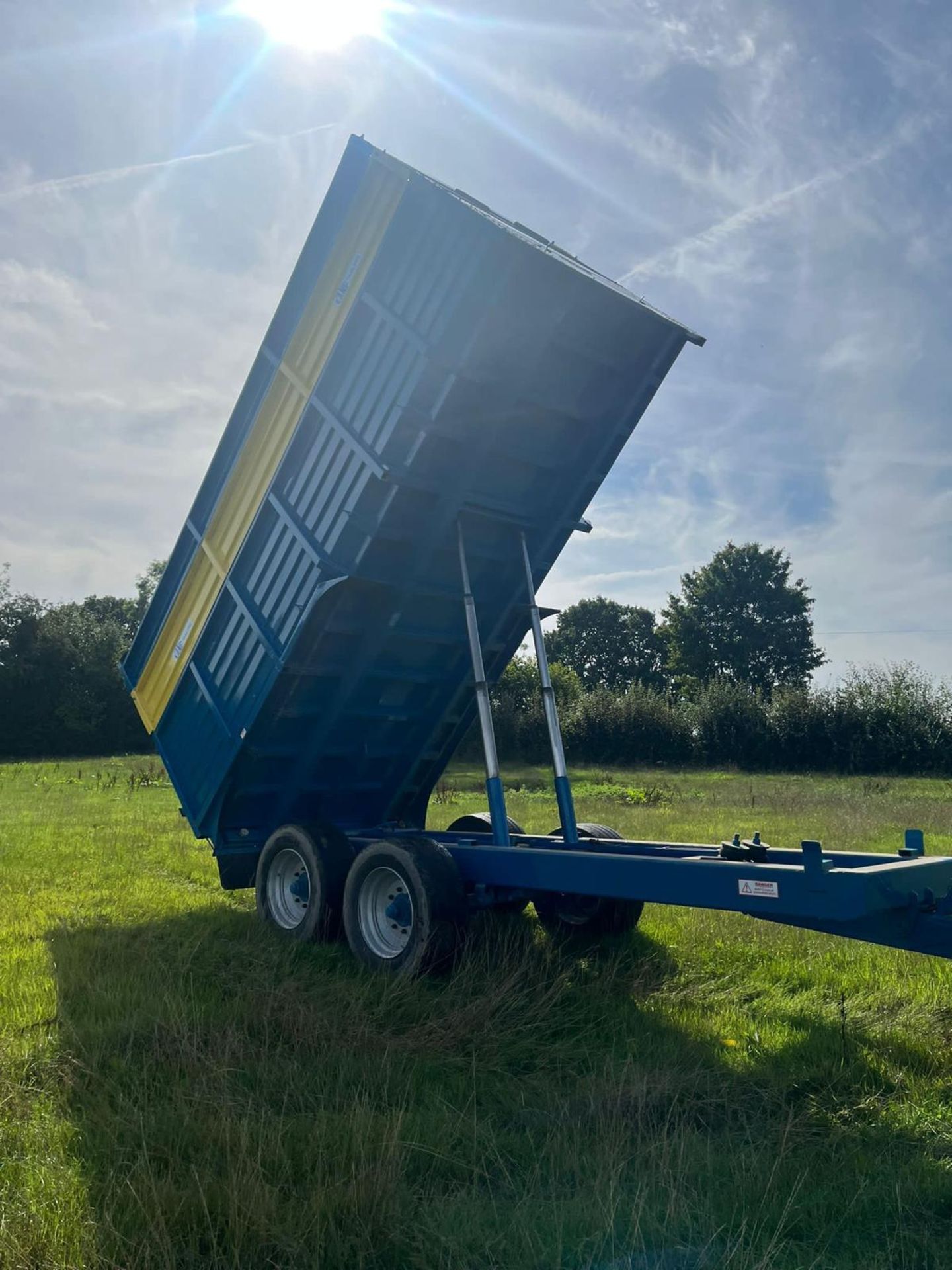 KANE 14 TON TWIN AXLE SILAGE TRAILER *PLUS VAT* - Image 6 of 10