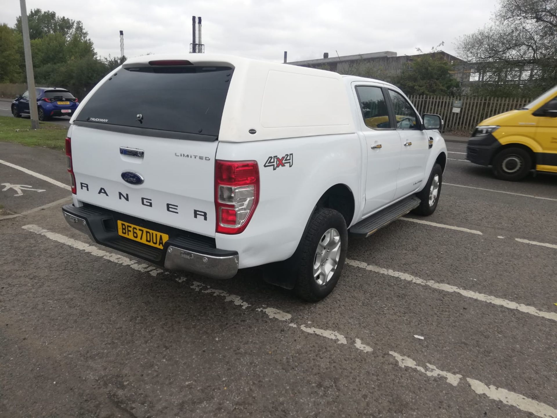 2017/67 FORD RANGER LIMITED 4X4 TDCI WHITE PICK UP Euro 6 - Alloy wheels - leather seats *PLUS VAT* - Image 4 of 11