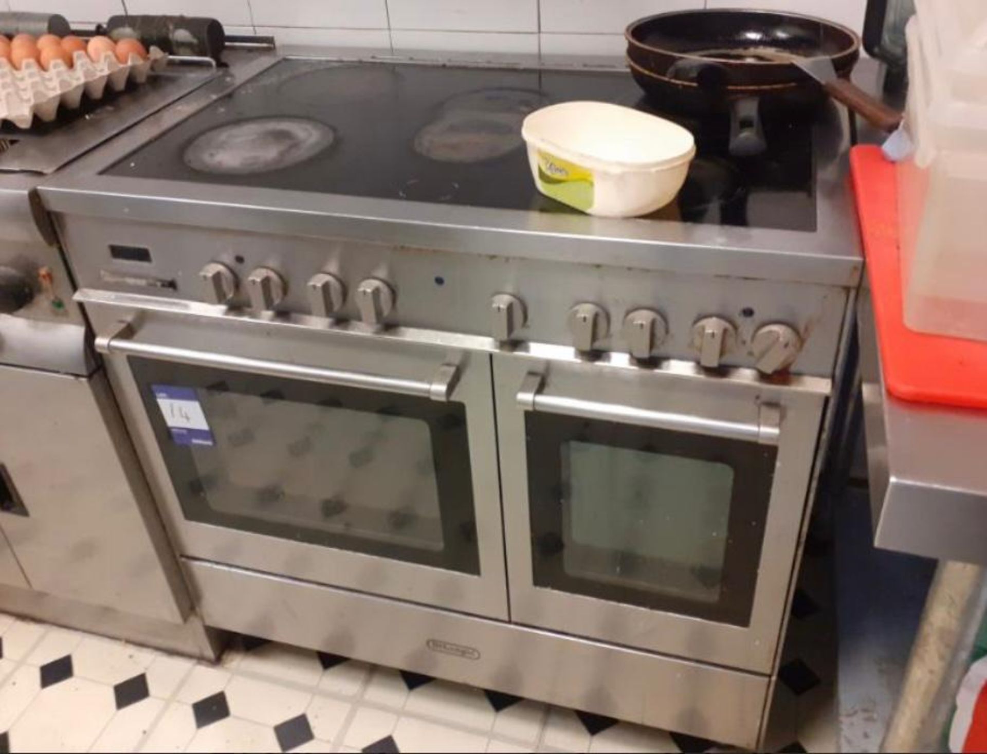 Delonghi stainless steel domestic range oven *NO VAT*