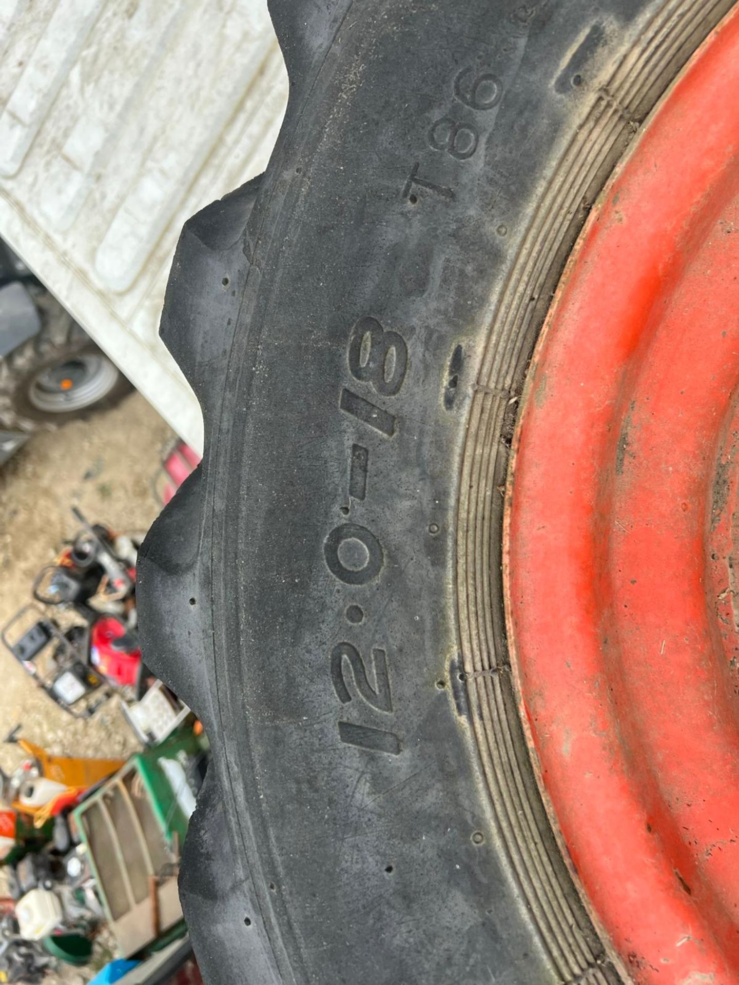 Full Set Of Kubota ST30 Tyres And Rims *PLUS VAT* - Image 9 of 11