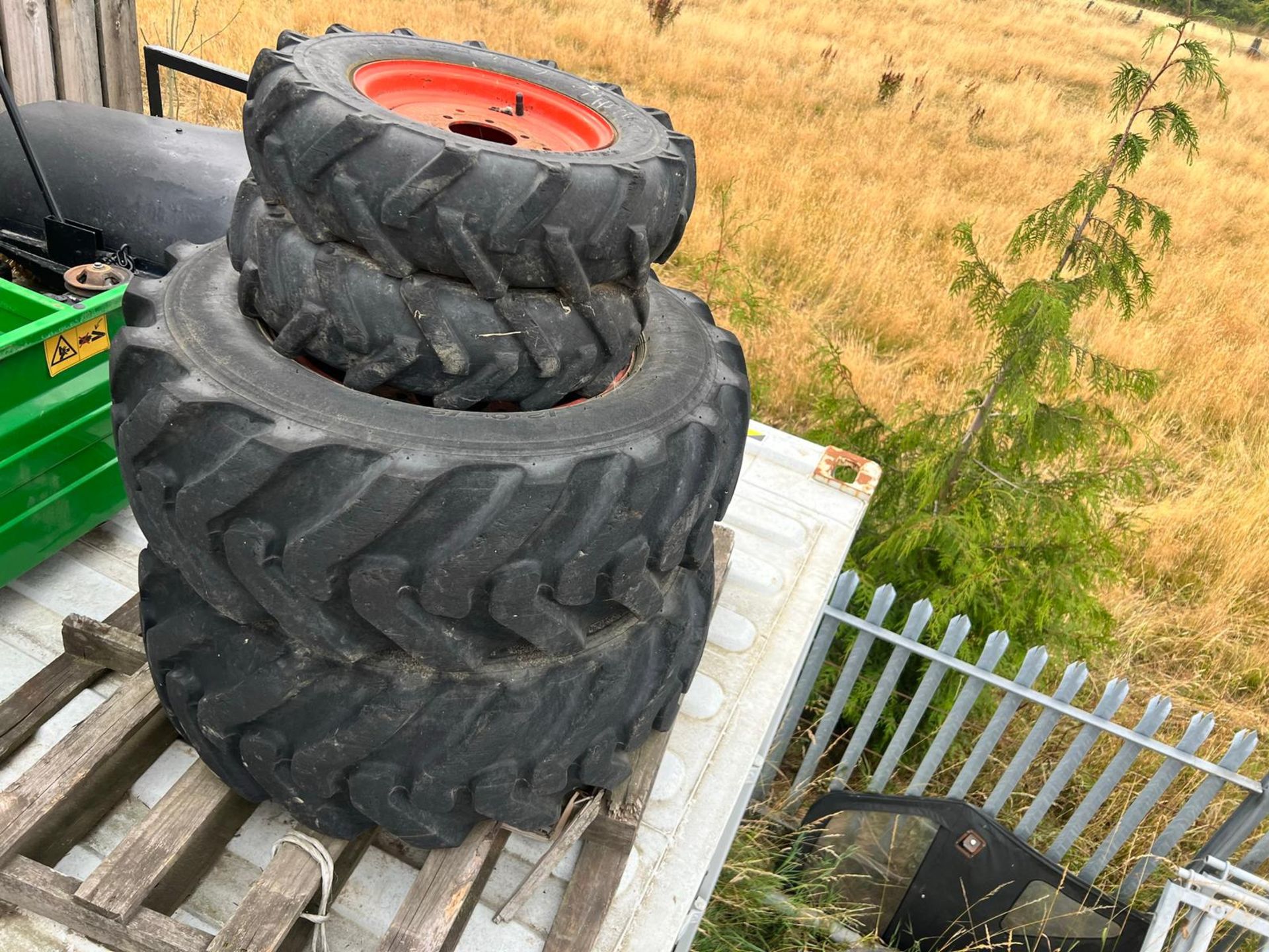 Full Set Of Kubota ST30 Tyres And Rims *PLUS VAT* - Image 6 of 11