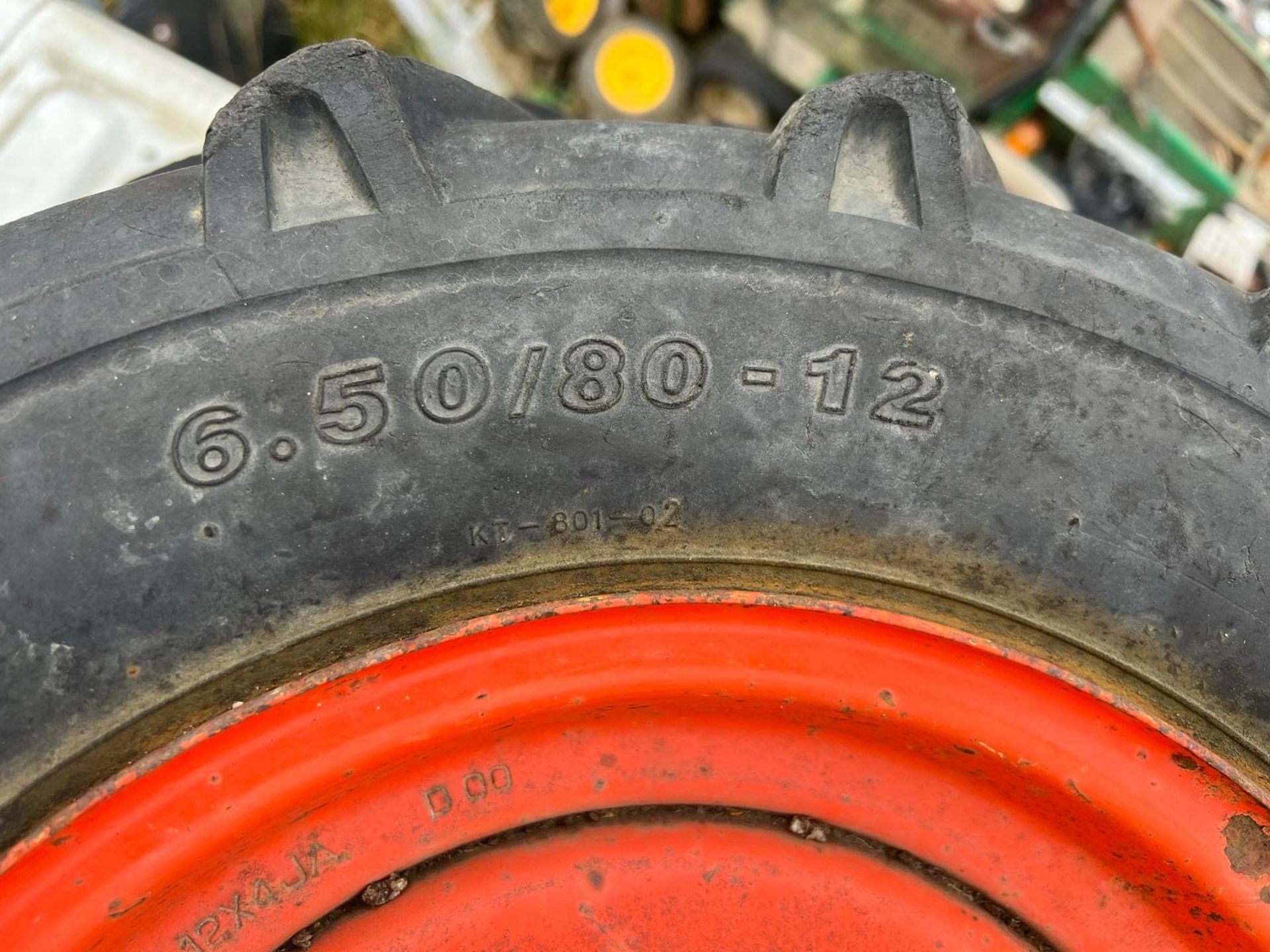 Full Set Of Kubota ST30 Tyres And Rims *PLUS VAT* - Image 11 of 11