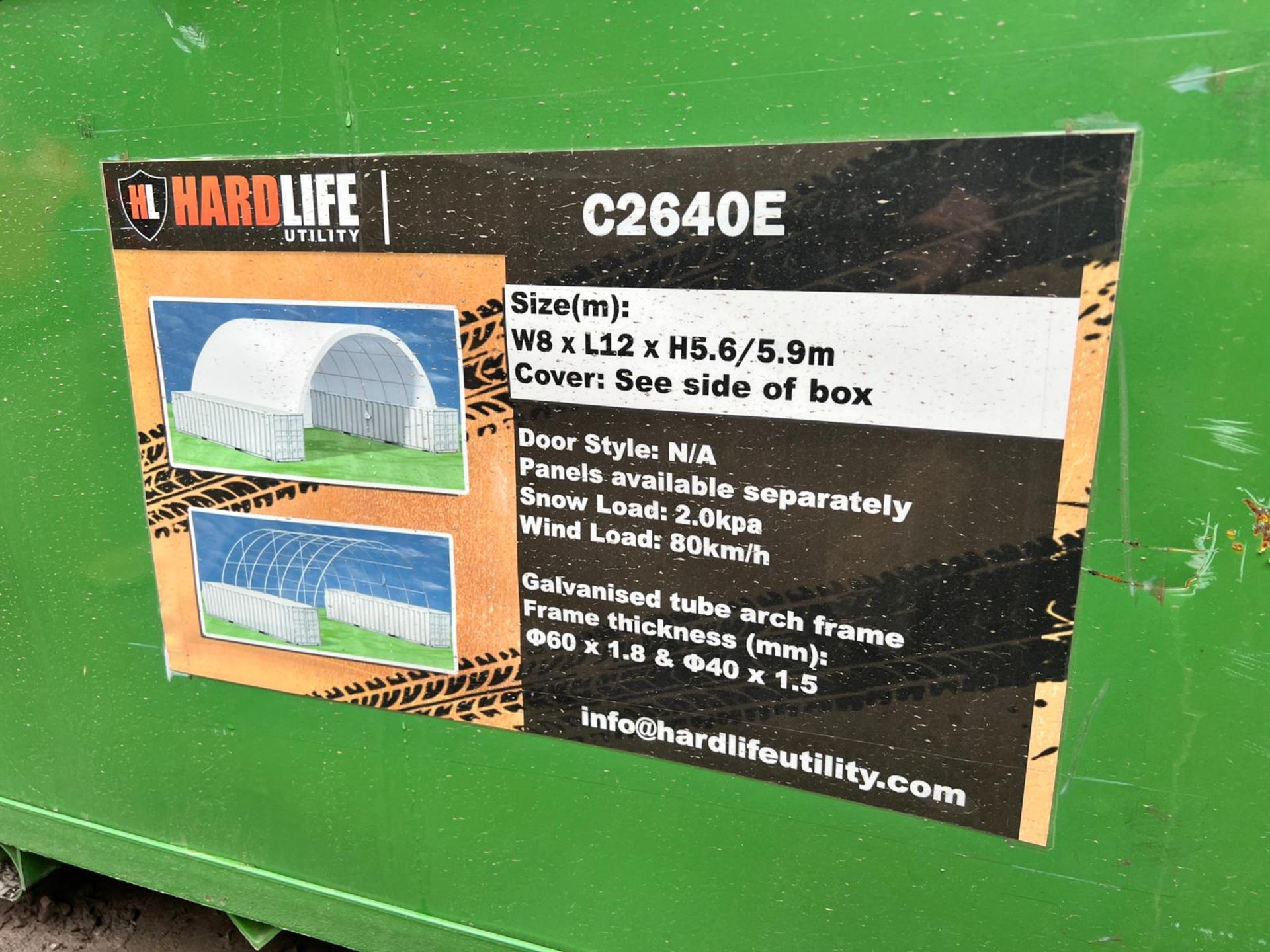 NEW/UNUSED HARDLIFE UTILITY CONTAINER CANOPY SHEDS *PLUS VAT* - Image 7 of 8