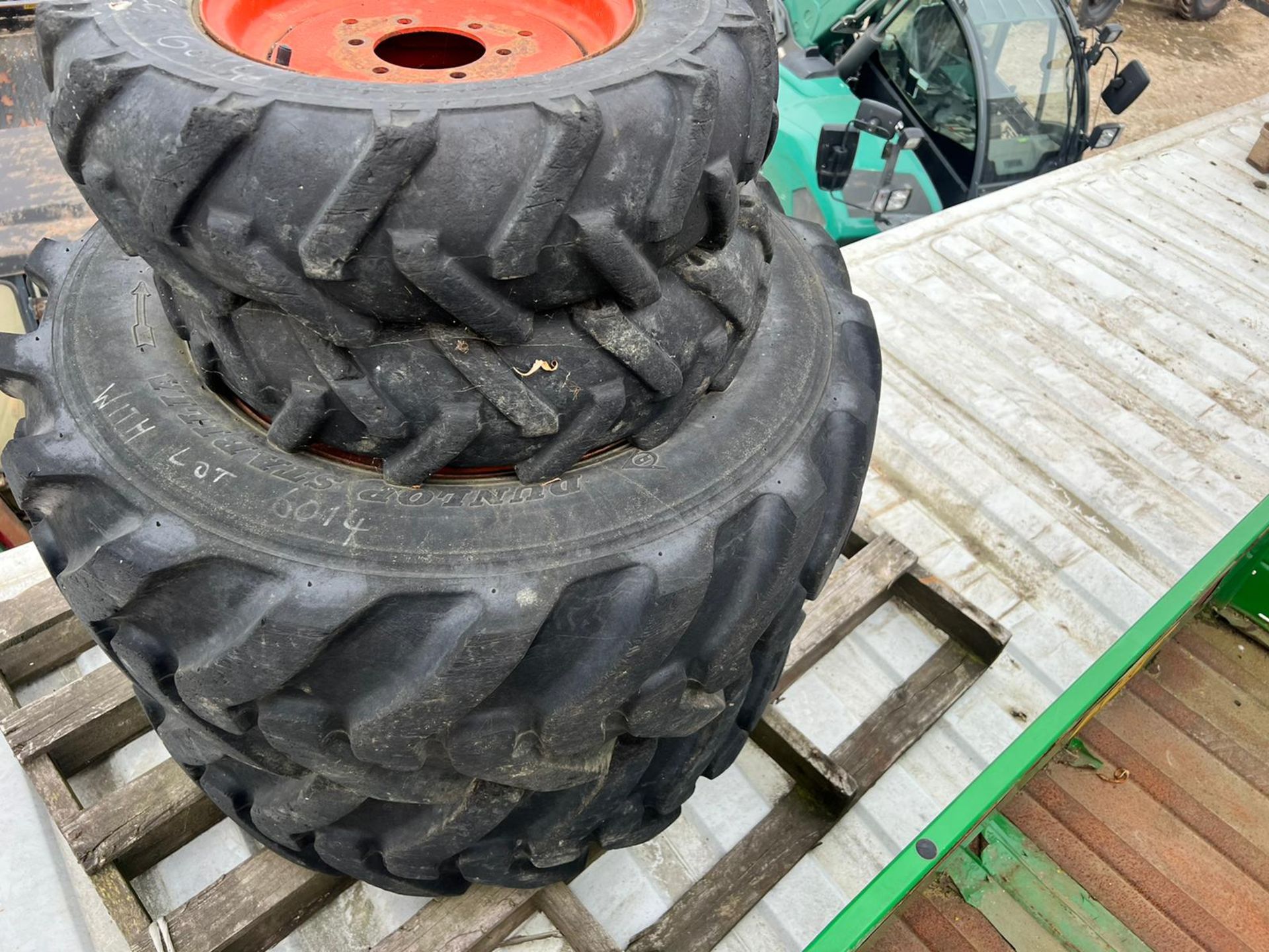 Full Set Of Kubota ST30 Tyres And Rims *PLUS VAT* - Image 3 of 11
