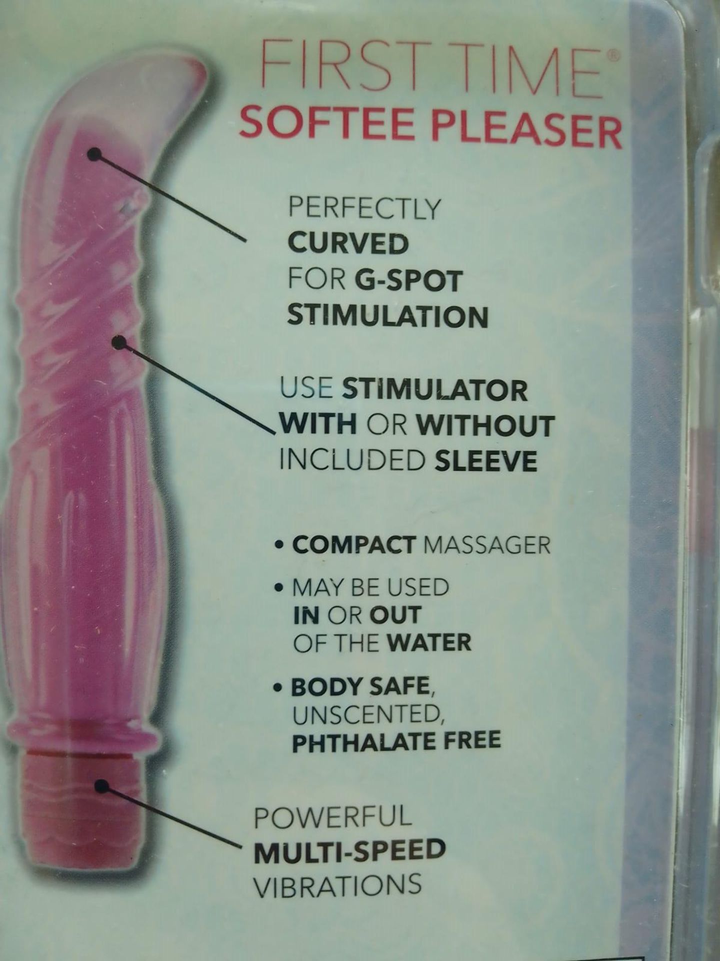 8 x NEW AND UNUSED SOFTEE PLEASER, Curved for G spot stimulation, waterproof *NO VAT* - Image 3 of 3