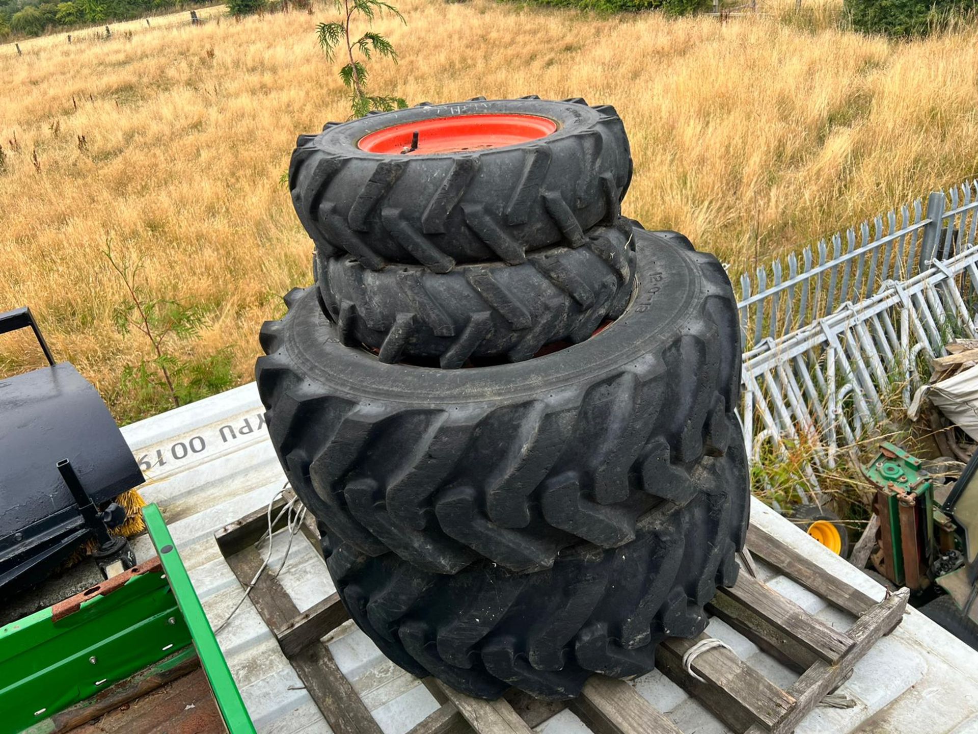 Full Set Of Kubota ST30 Tyres And Rims *PLUS VAT*