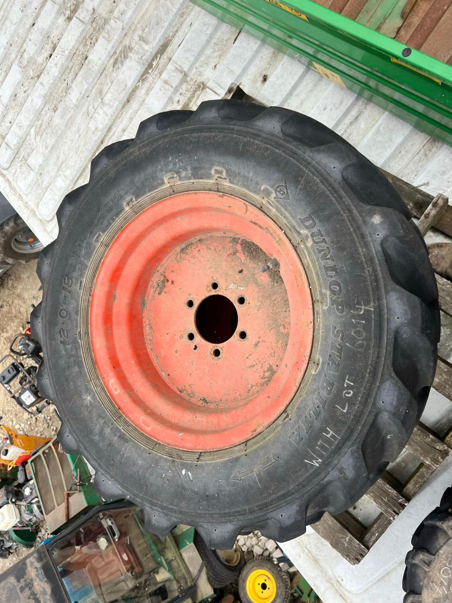 Full Set Of Kubota ST30 Tyres And Rims *PLUS VAT* - Image 2 of 11