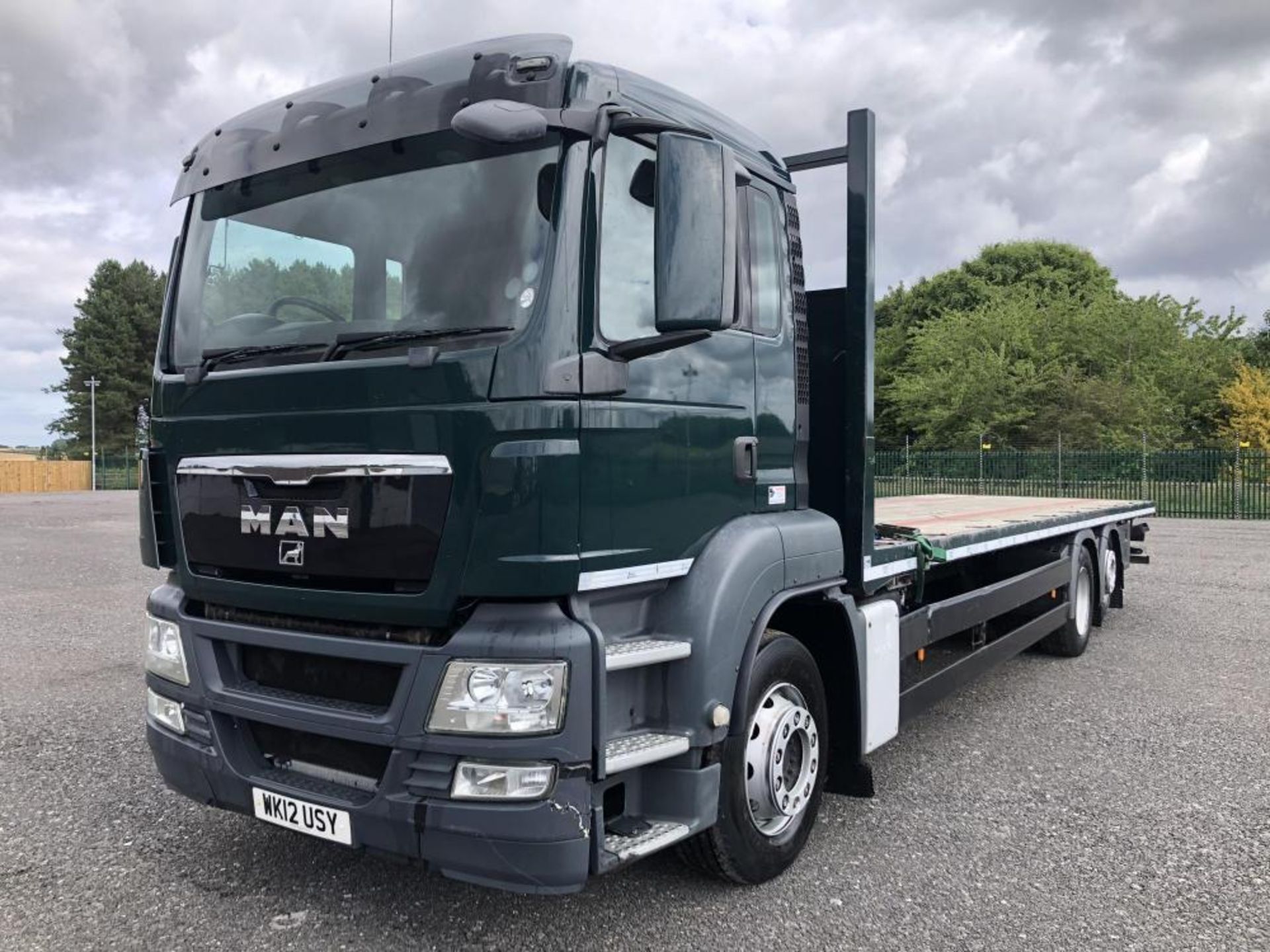 2012 MAN TGS 26.320 6X2-2 BL M GREEN FLAT BED TRUCK *PLUS VAT*