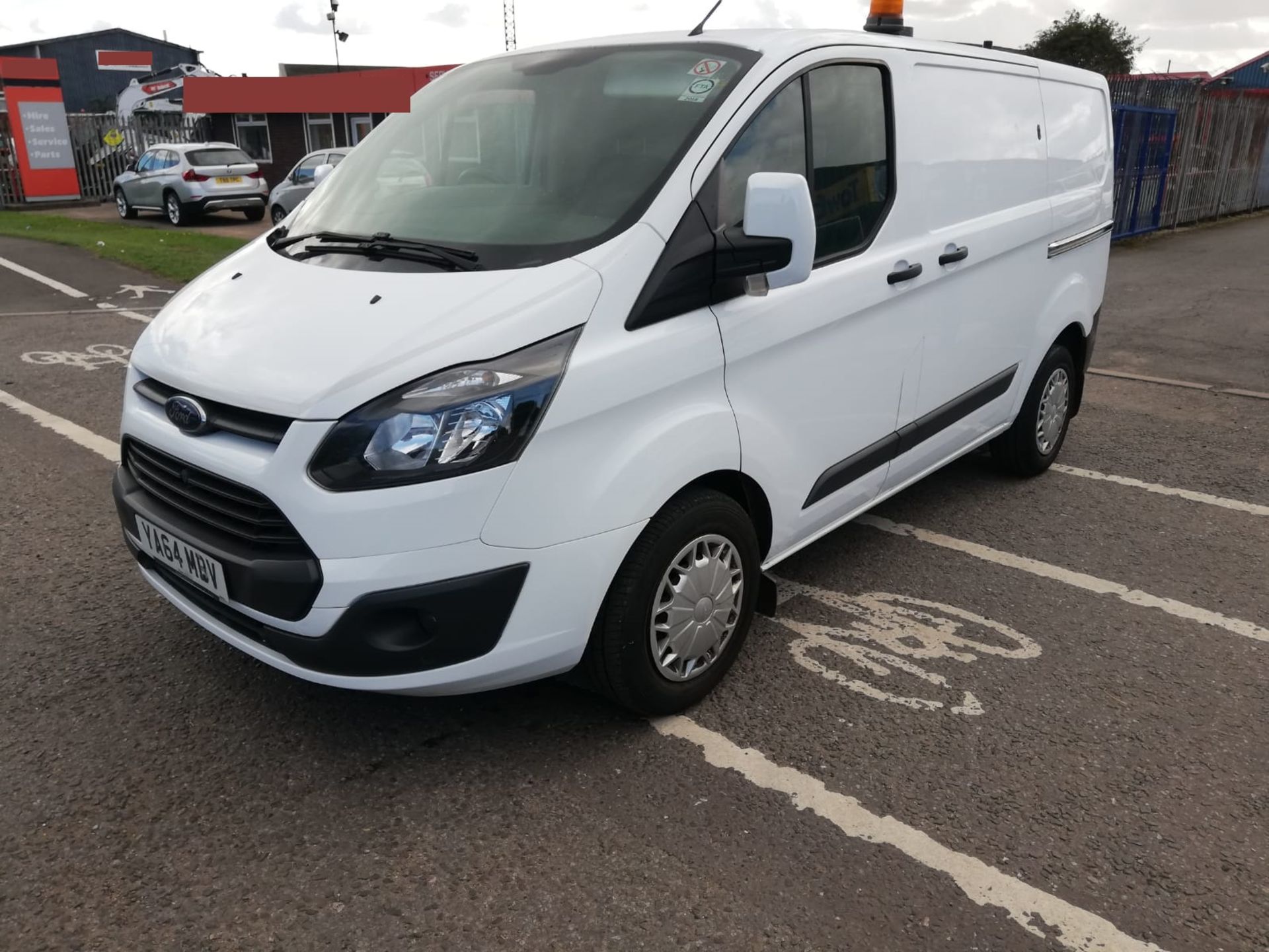 2015/64 FORD TRANSIT CUSTOM 290 ECO-TECH WHITE PANEL VAN - AIR CON - FSH *PLUS*