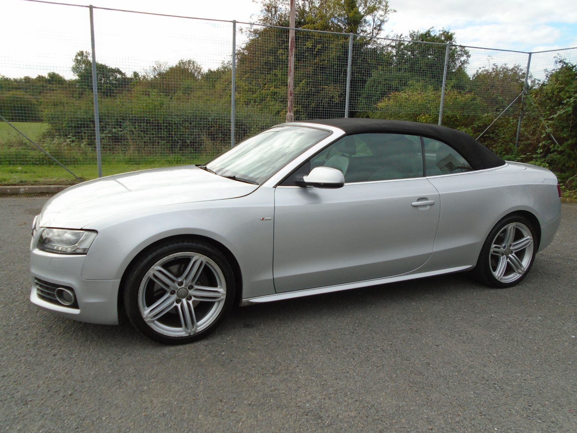 2011 AUDI A5 S LINE TFSI CVT SILVER CONVERTIBLE , STEERING WHEEL WITH LUDING PADDLE *NO VAT*