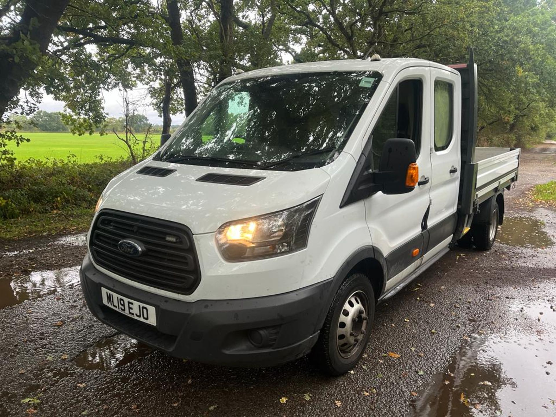 2019 FORD TRANSIT 350 WHITE TIPPER - TWIN REAR WHEEL - EURO 6 *PLUS VAT* - Image 3 of 11