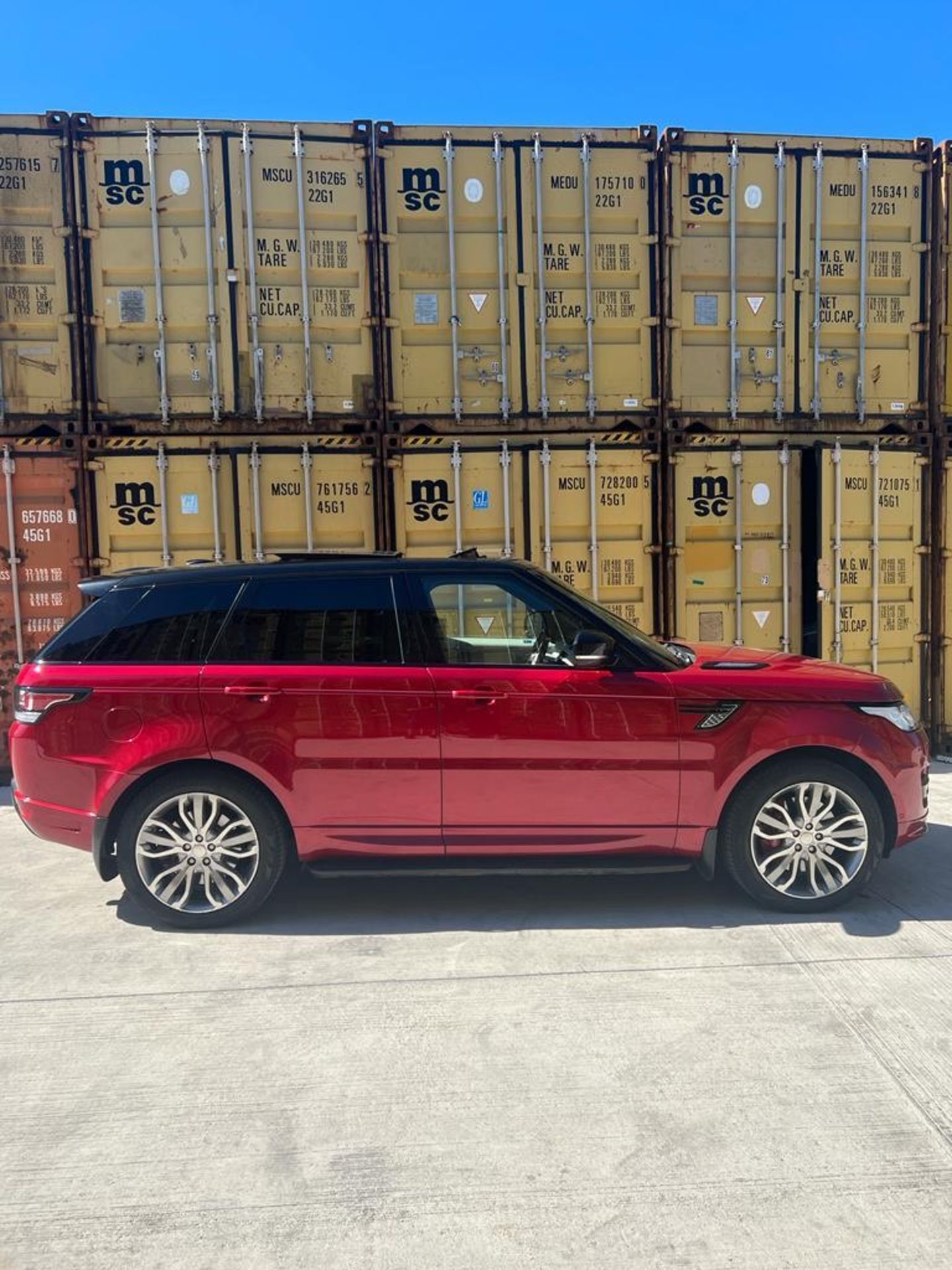 2014 LAND ROVER RANGE ROVER SPORT AUTOBIOGRAPHY DYNAMIC SDV8 AUTOMATIC RED *PLUS VAT* - Image 2 of 13