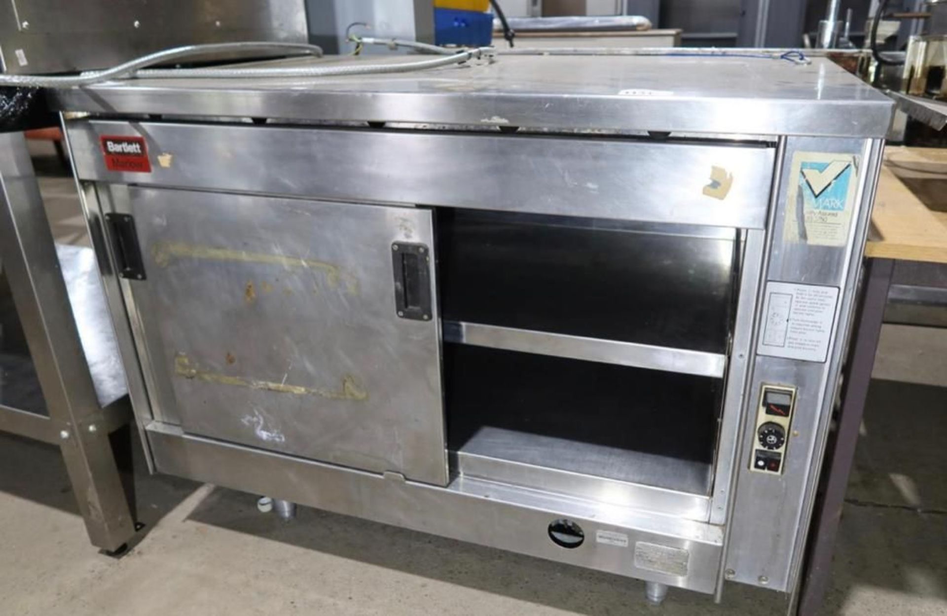 BARLETT STAINLESS STEEL GAS FIRED HEATED CABINET *NO VAT*