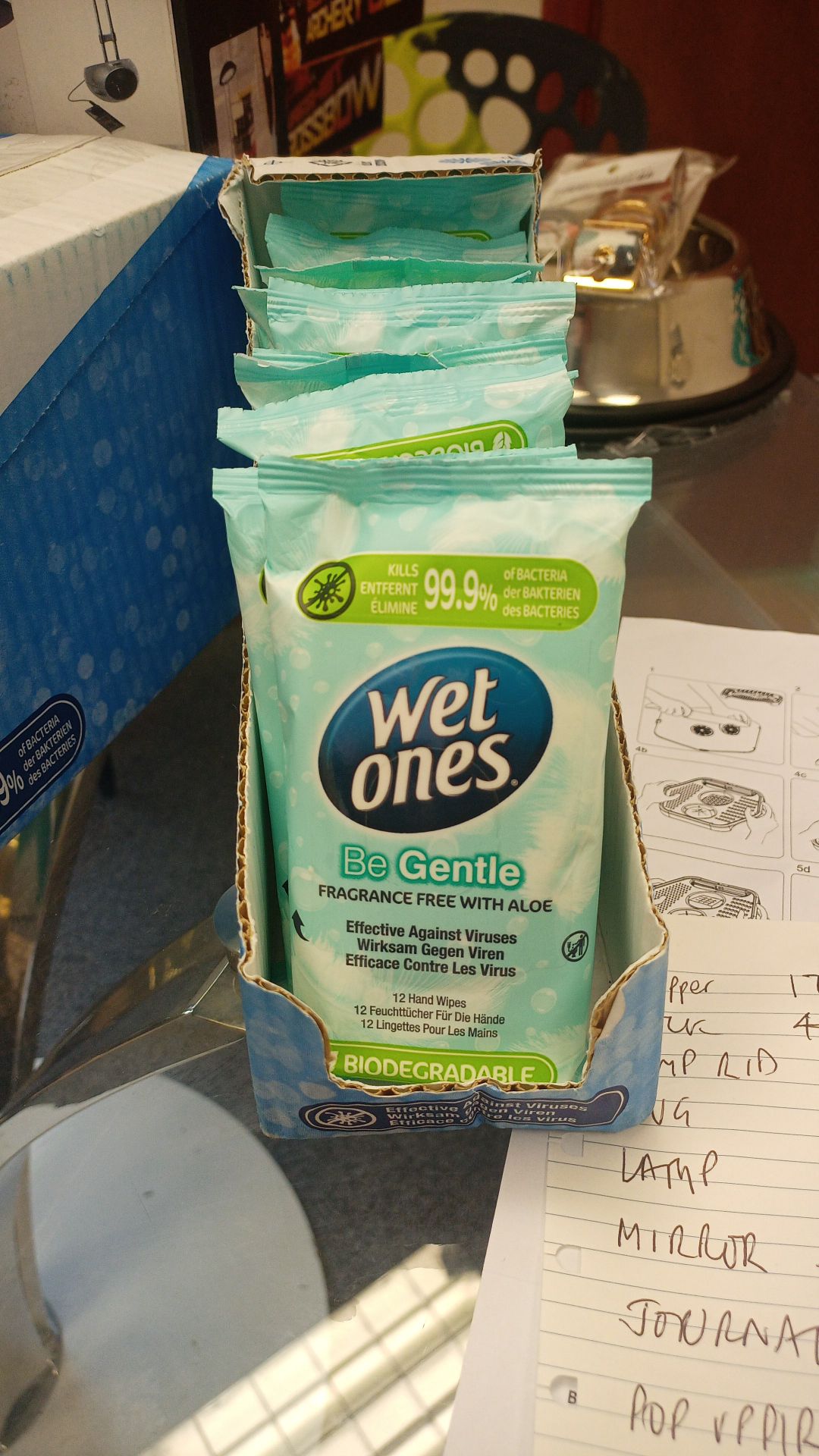1000 PACKS OF BRAND NEW TRAVEL SIZED WET ONES WIPES *PLUS VAT* - Image 2 of 2