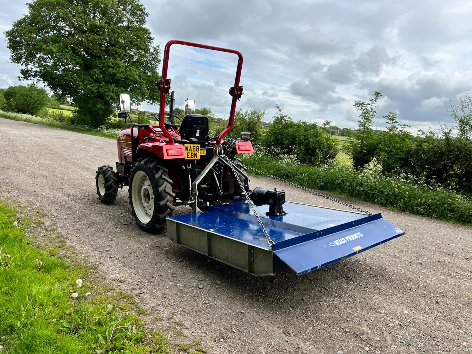 Siromer 204E 20HP 4WD Compact Tractor With 5FT Beaco Grass Topper - 68 Plate "PLUS VAT" - Image 4 of 21