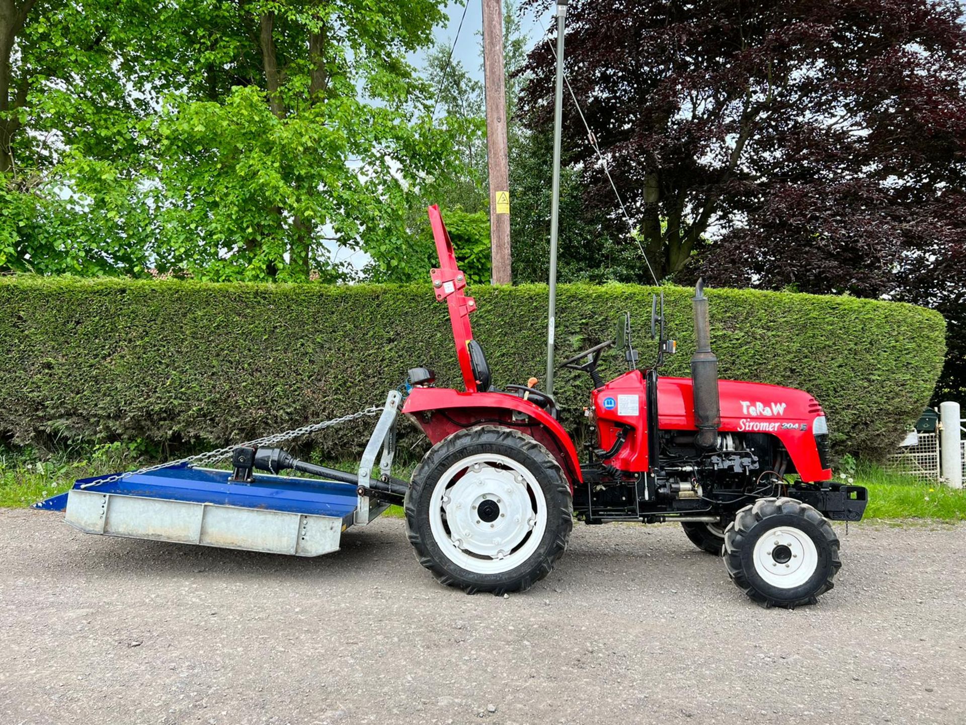Siromer 204E 20HP 4WD Compact Tractor With 5FT Beaco Grass Topper - 68 Plate "PLUS VAT" - Image 6 of 21