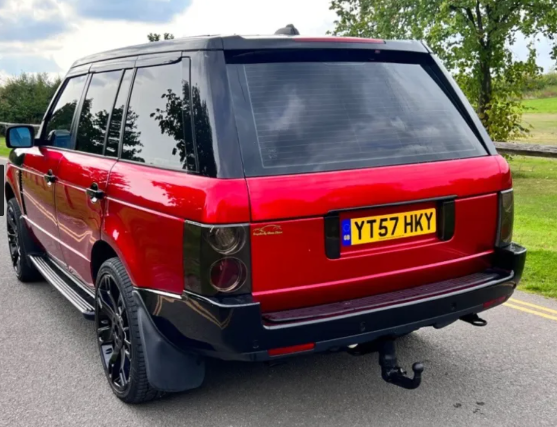 2007 LAND ROVER RANGE ROVER VOGUE TDV8 A RED ESTATE *NO VAT* - Image 5 of 9