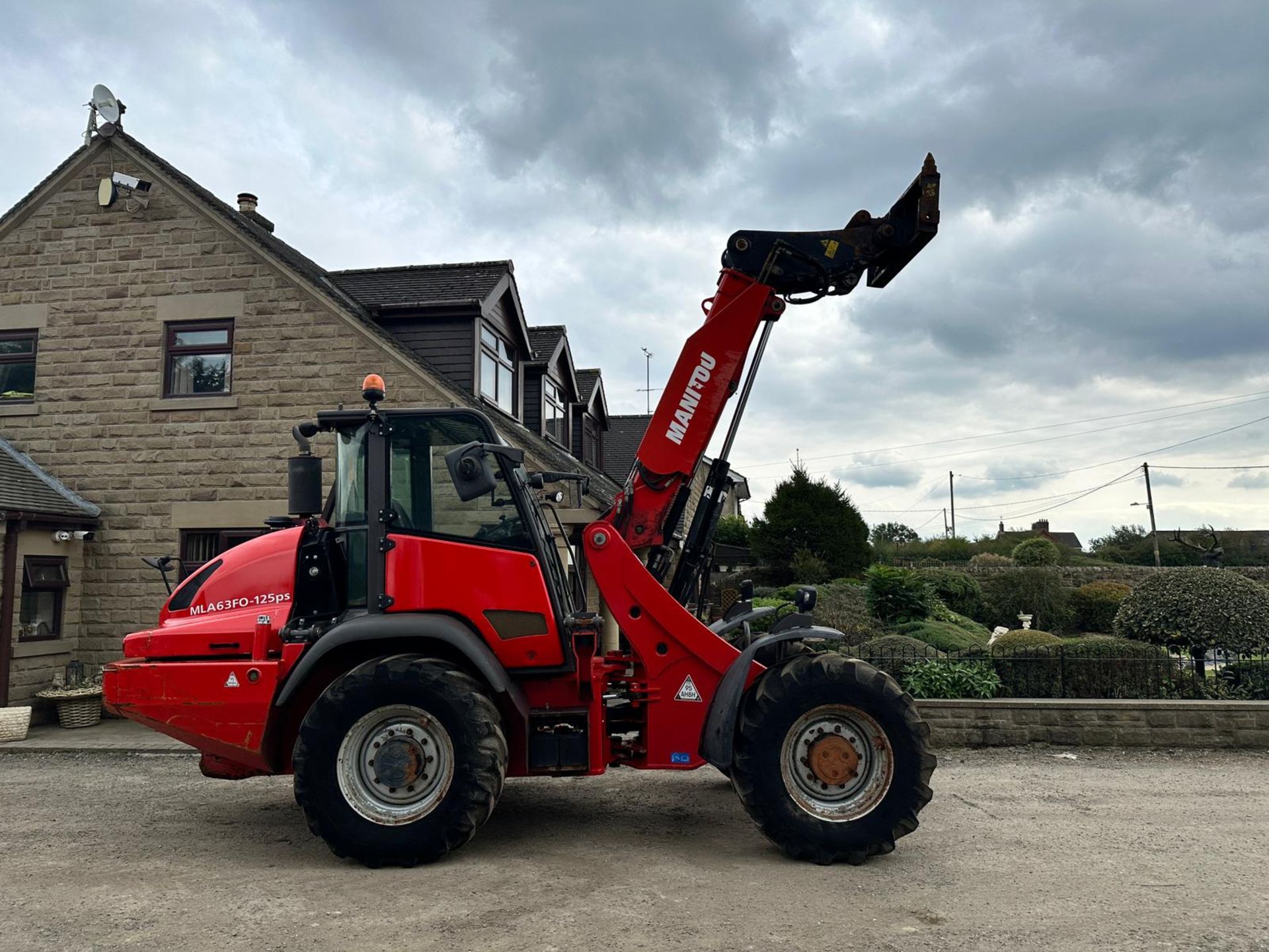 2013/14 Manitou MLA63FO-125ps 4WD Articulated Telescopic Forklift/Telehandler *PLUS VAT* - Image 4 of 20