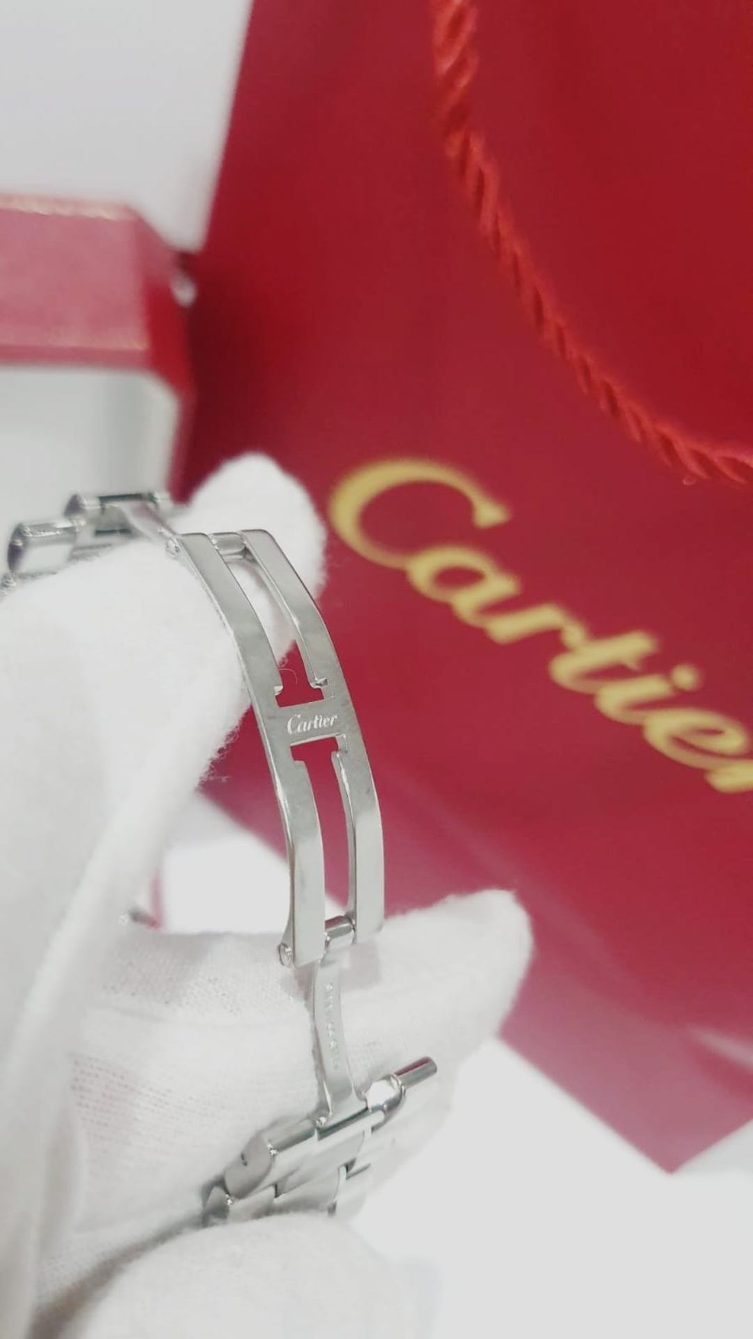 CARTIER CHRONOSCAPH MENS SWISS WATCH, STAINLESS STEEL *NO VAT* - Image 7 of 10