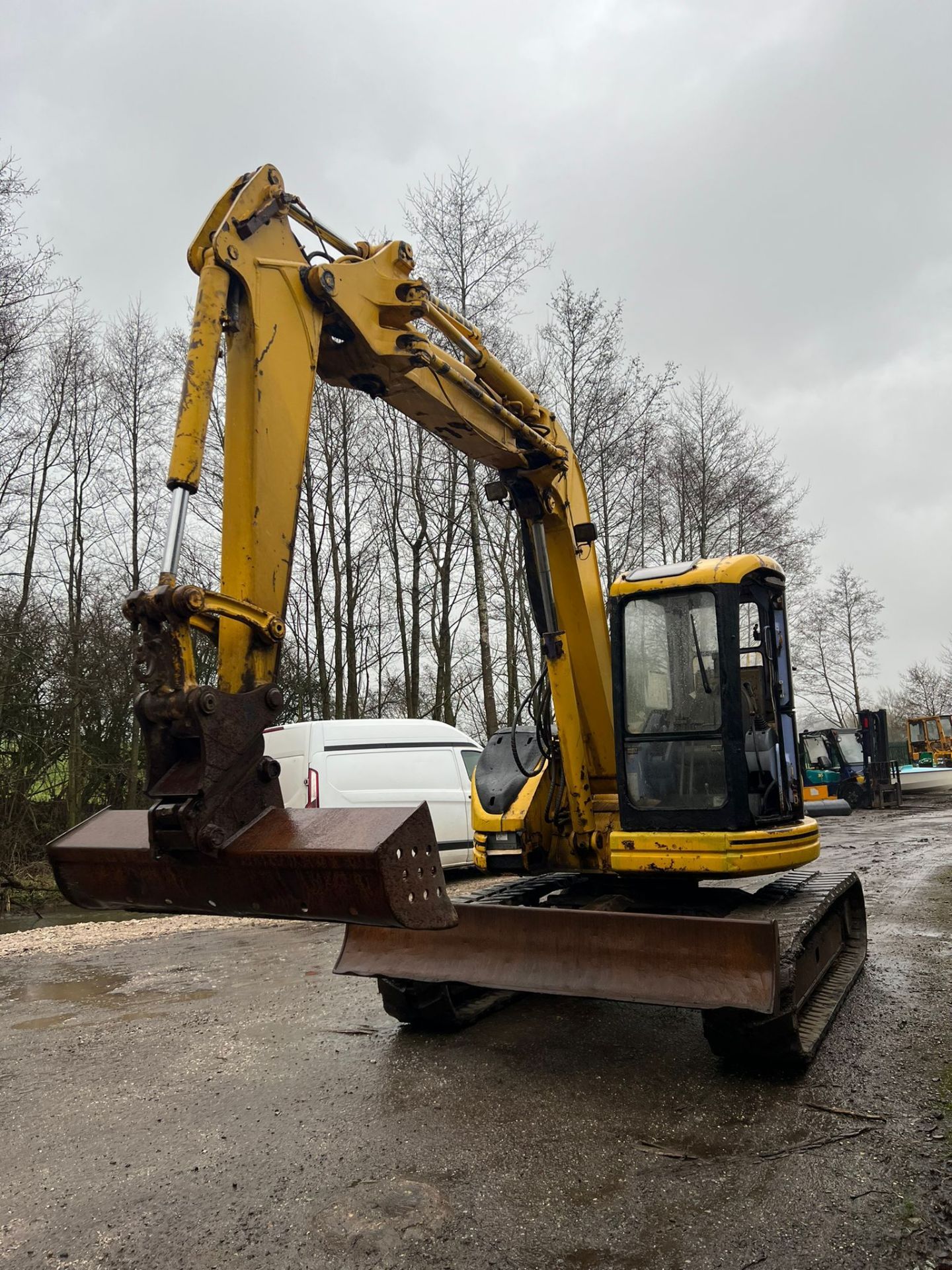 KOMATSU PC75UU ZERO TAIL SWING EXCAVATOR DIGGER, RUNS, WORKS AND DRIVES *PLUS VAT* - Image 2 of 6