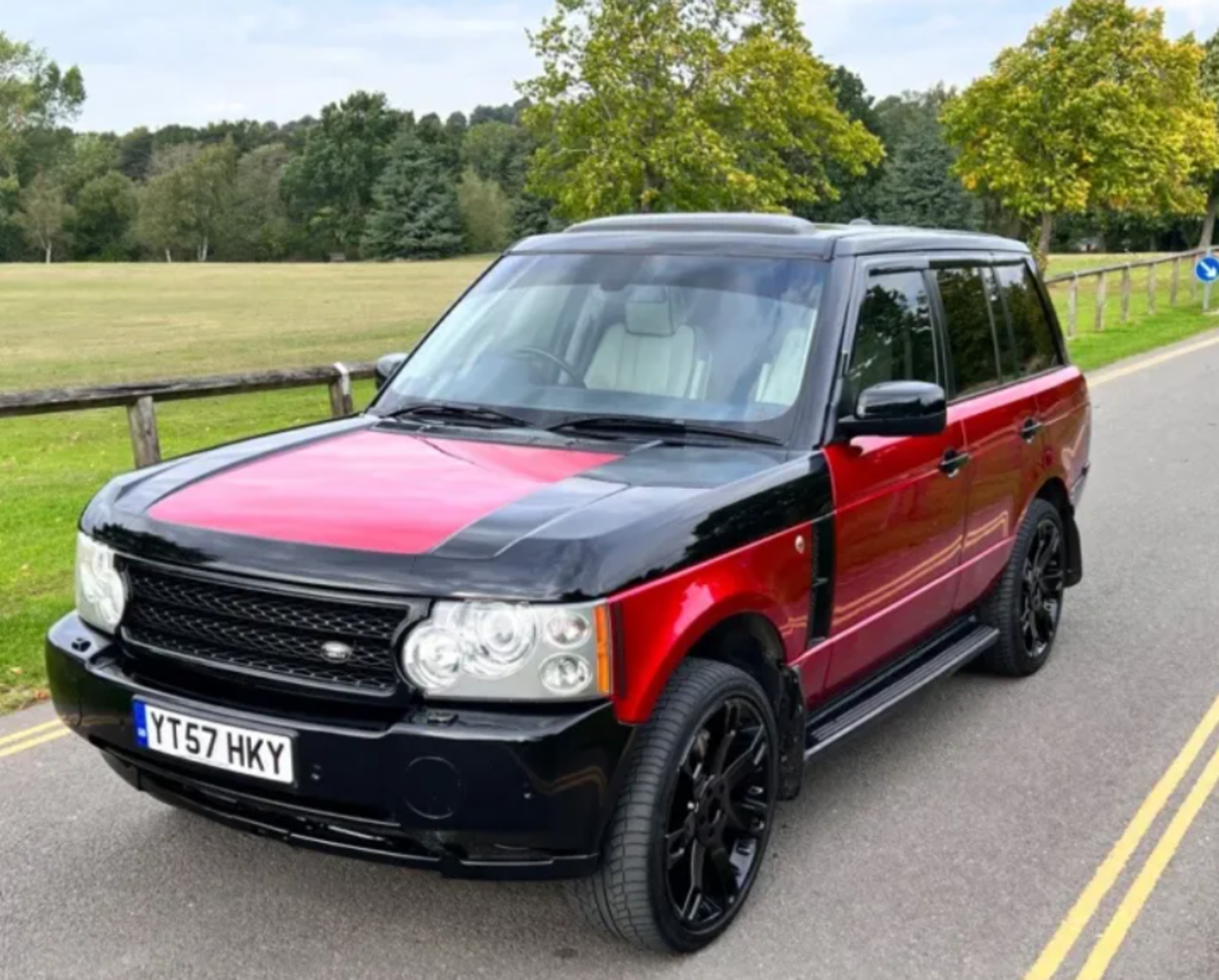 2007 LAND ROVER RANGE ROVER VOGUE TDV8 A RED ESTATE *NO VAT* - Image 6 of 9