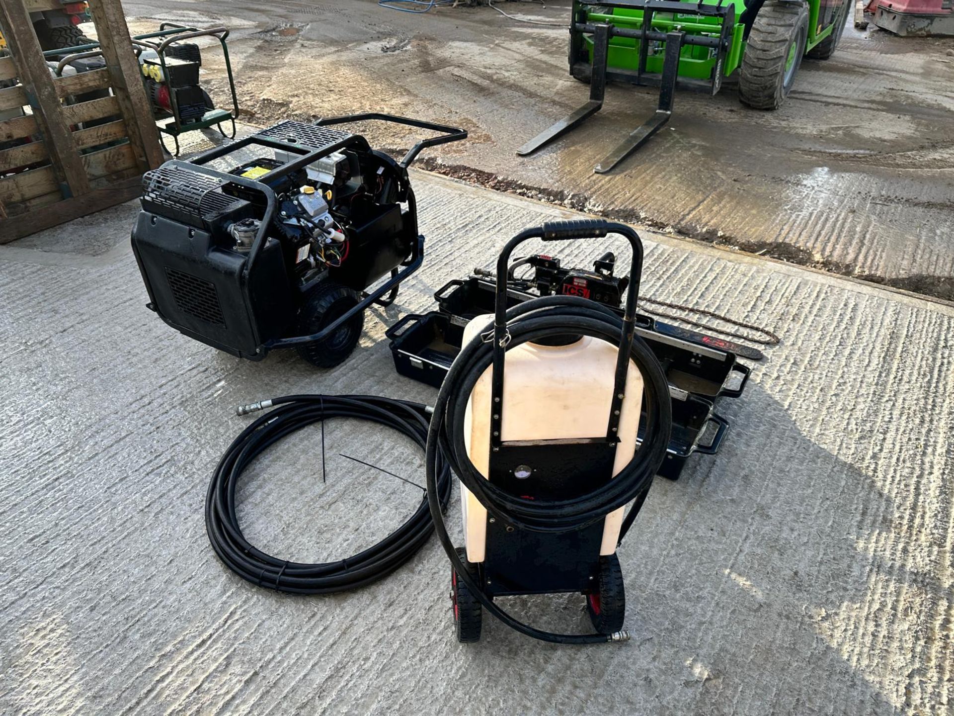 2018 ICS P95 Hydrualic Powerpack With ICS 890 Concrete Chainsaw And Hydrualic Pipes *PLUS VAT* - Image 13 of 16