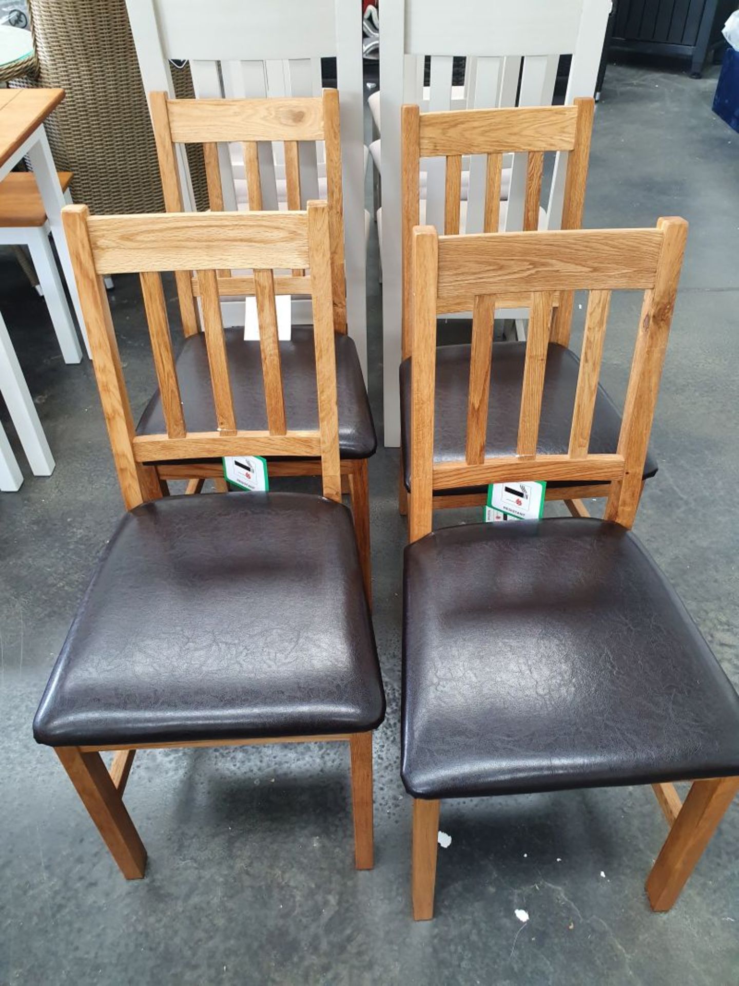 4 WOODES SET OF DINING CHAIRS RRP £280 *PLUS VAT*