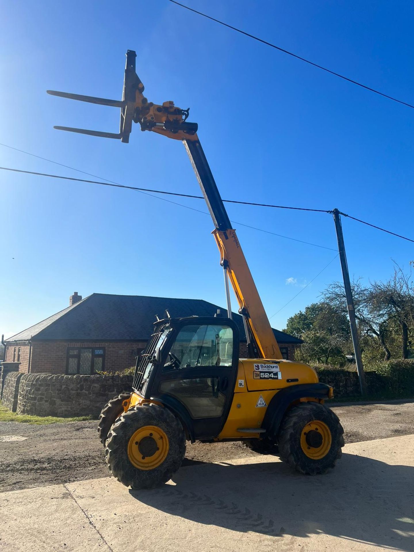 JCB 524-50 TELEHANDLER, GENUINE 3300 HOURS FROM NEW *PLUS VAT*