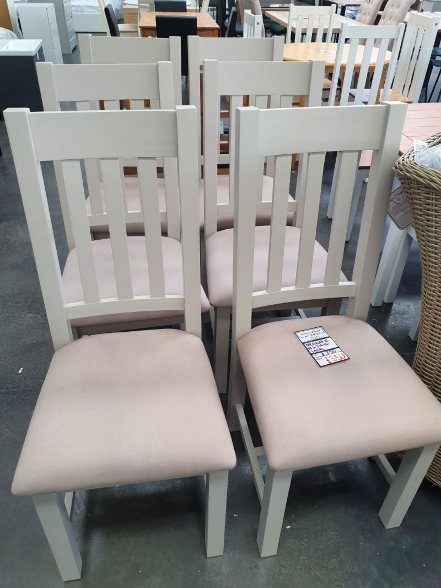 RICHMOND SET OF 6 DINING CHAIRS RRP £850 *PLUS VAT*