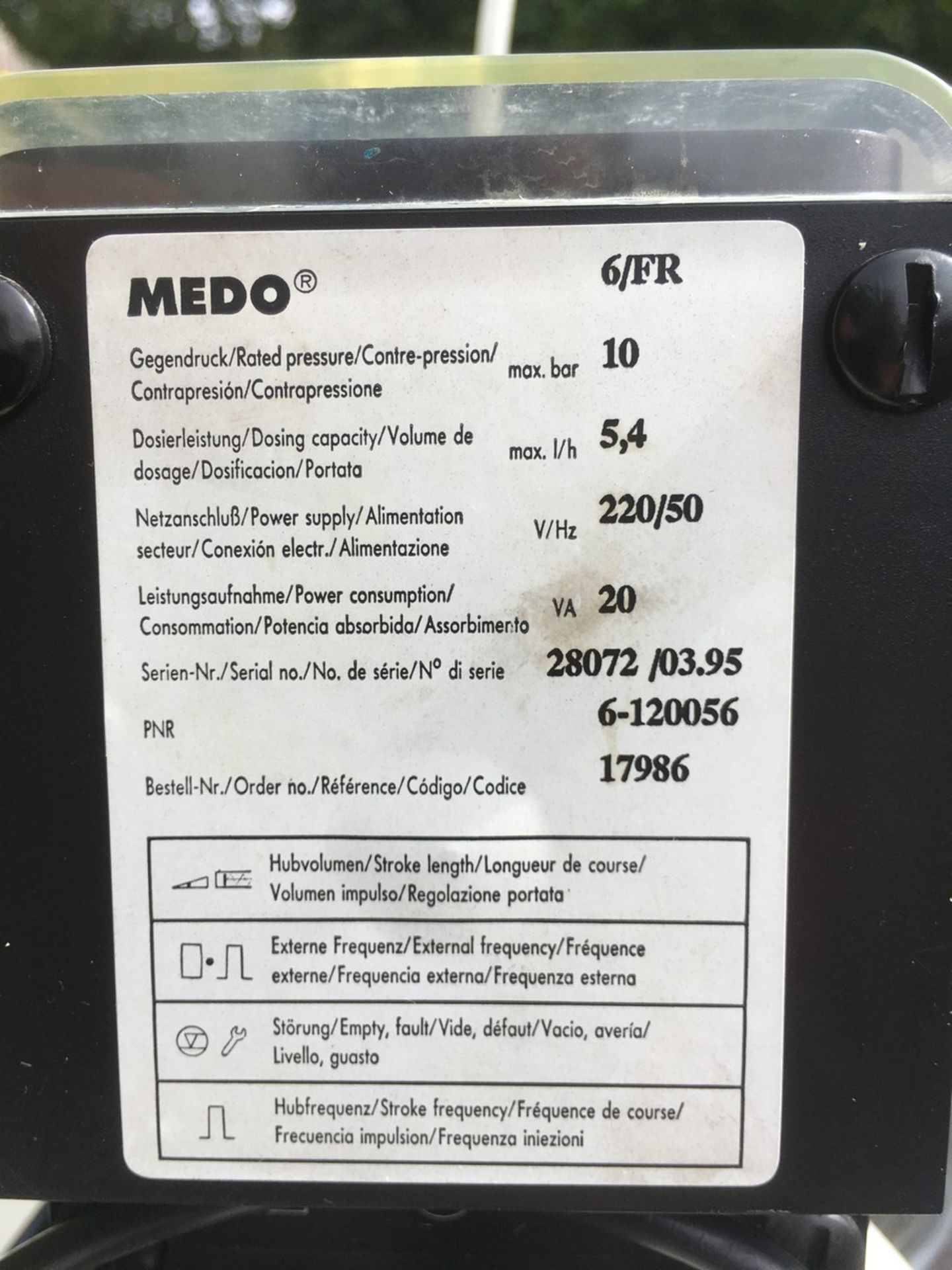 USED MEDOMAT FP 60 AND TANK *NO VAT* - Image 11 of 17