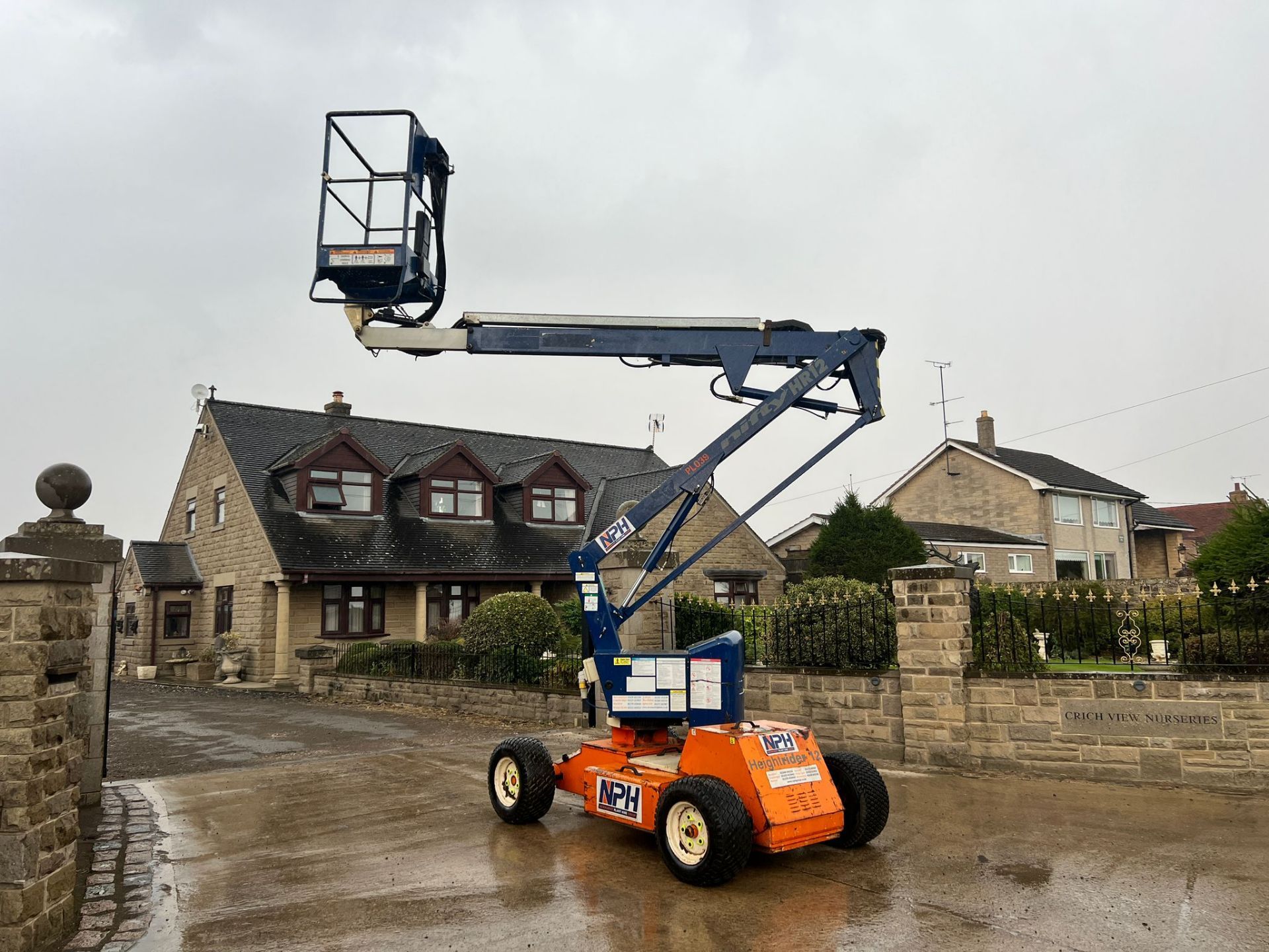 2008 Niftylift HR12 NDE Heightrider 12 Bi-Fuel Wheeled Boom Lift *PLUS VAT*