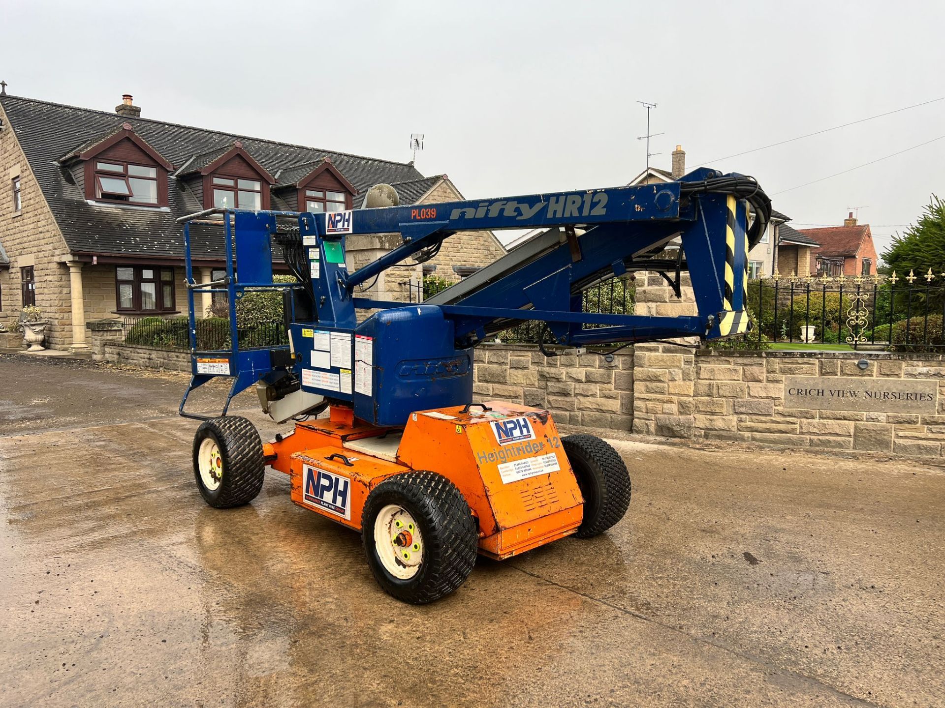 2008 Niftylift HR12 NDE Heightrider 12 Bi-Fuel Wheeled Boom Lift *PLUS VAT* - Image 6 of 22