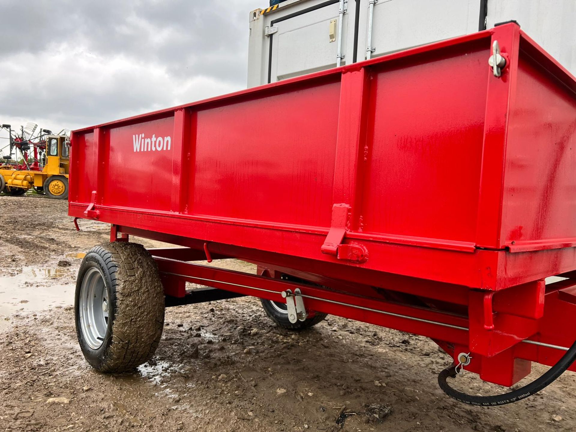 NEW AND UNUSED WINTON WTL15 1.5 TON SINGLE AXLE FLATBED/TIPPING TRAILER *PLUS VAT* - Image 9 of 14