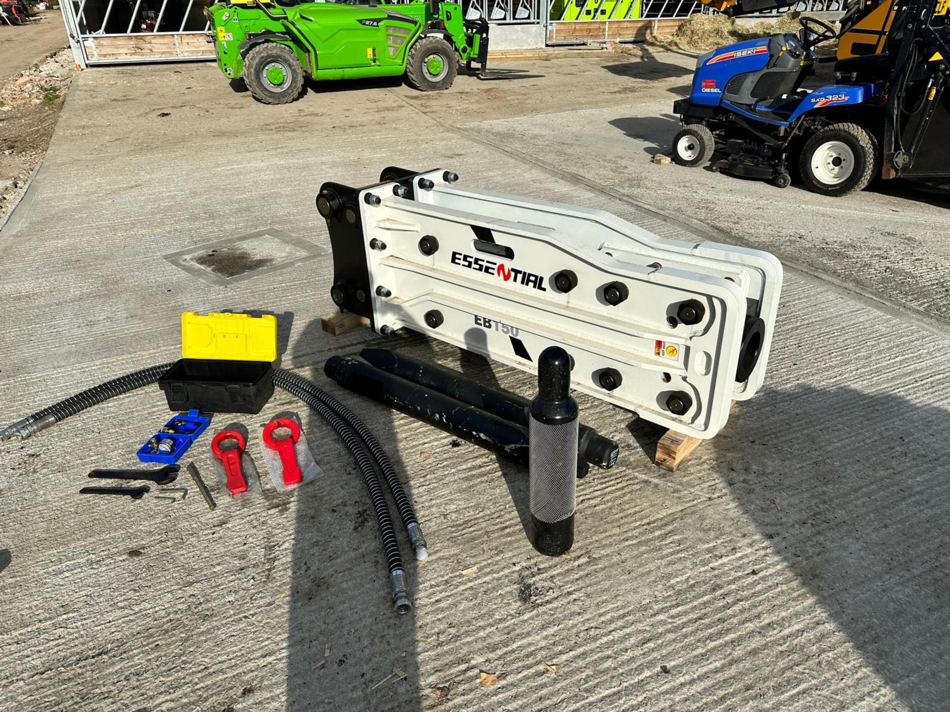 New And Unused Hardlife Essential EB150 Hydraulic Rock Breaker, 65/80mm Pin Headstock *PLUS VAT* - Image 5 of 15