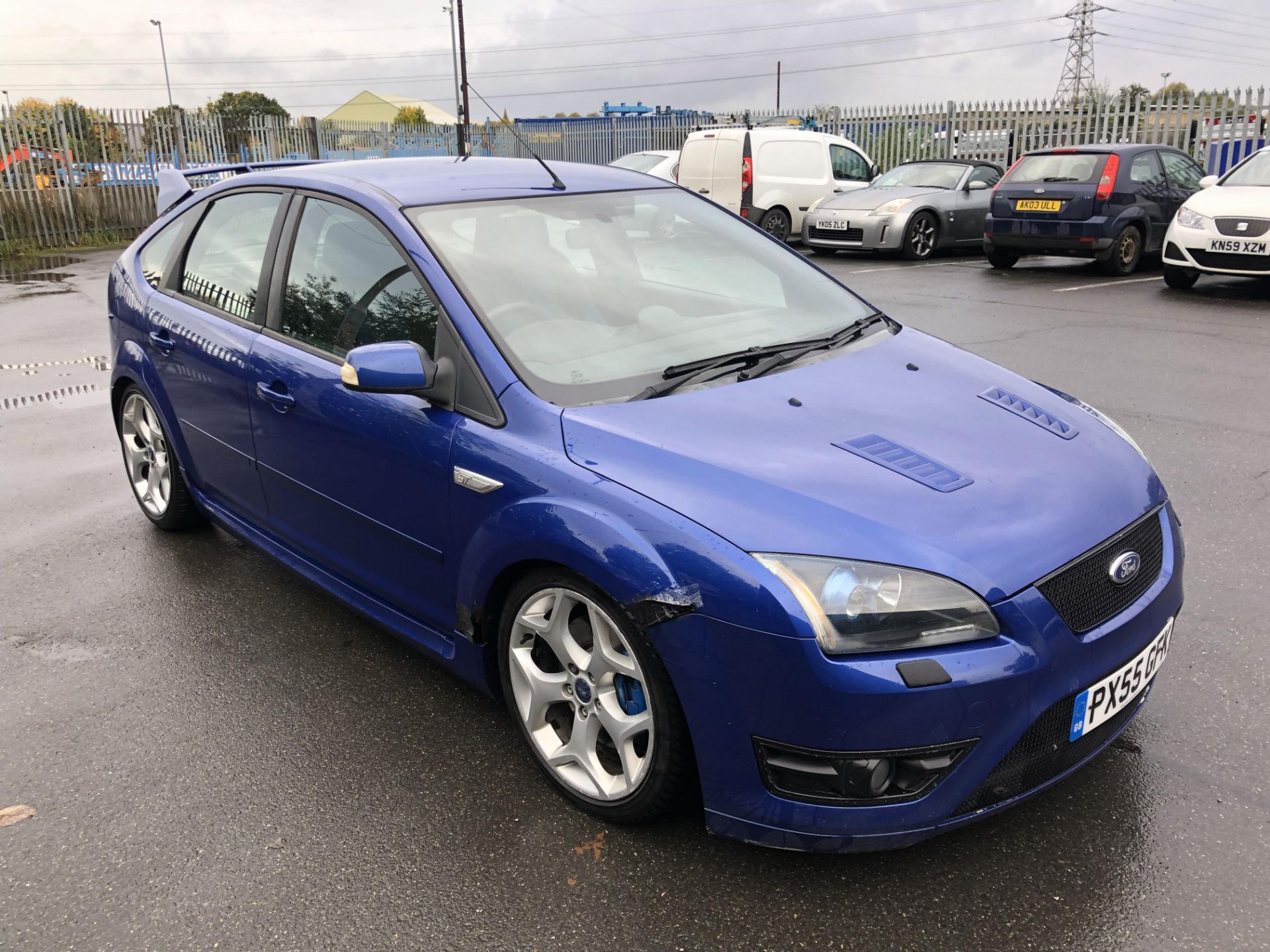 2006/55 REG FORD FOCUS ST-2 BLUE PETROL 2.5 MANUAL HATCHBACK *NO VAT*