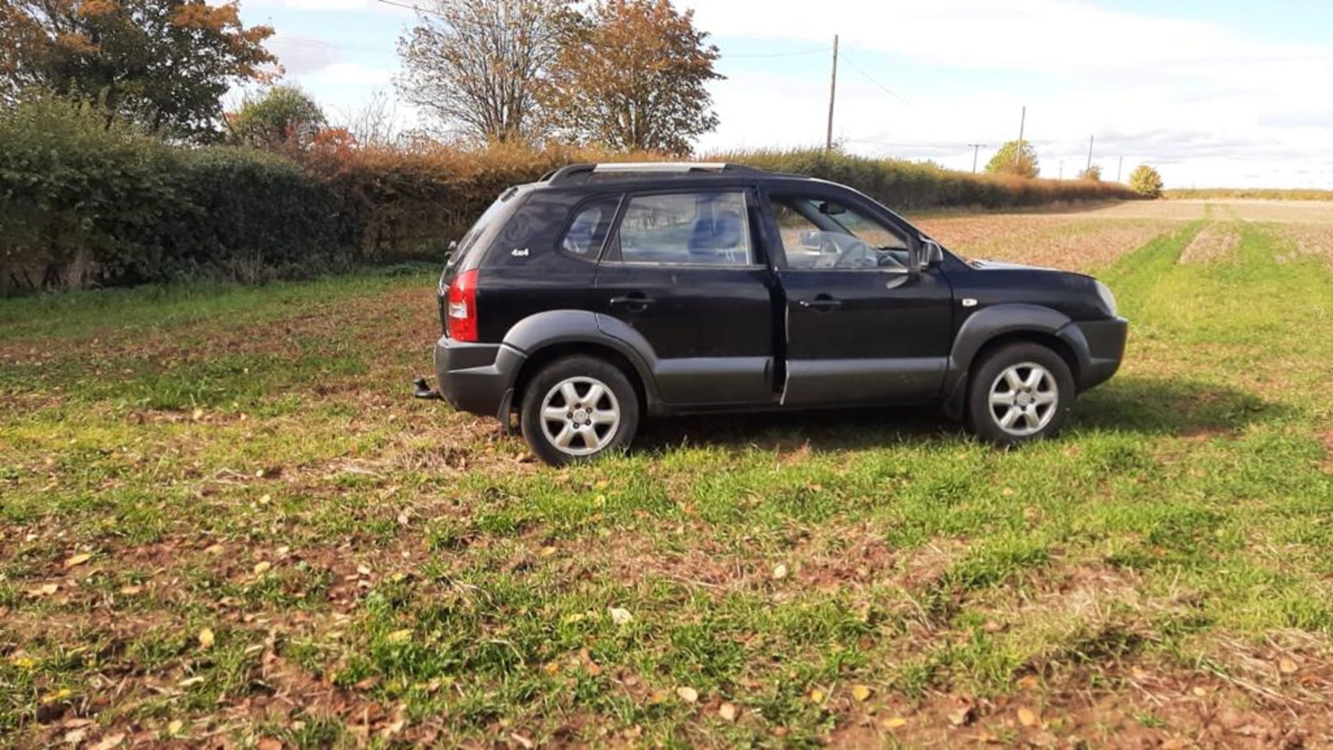 2005/55 HYUNDAI TUCSON CDX BLACK 4X4 SUV ESTATE *NO VAT* - Image 2 of 23