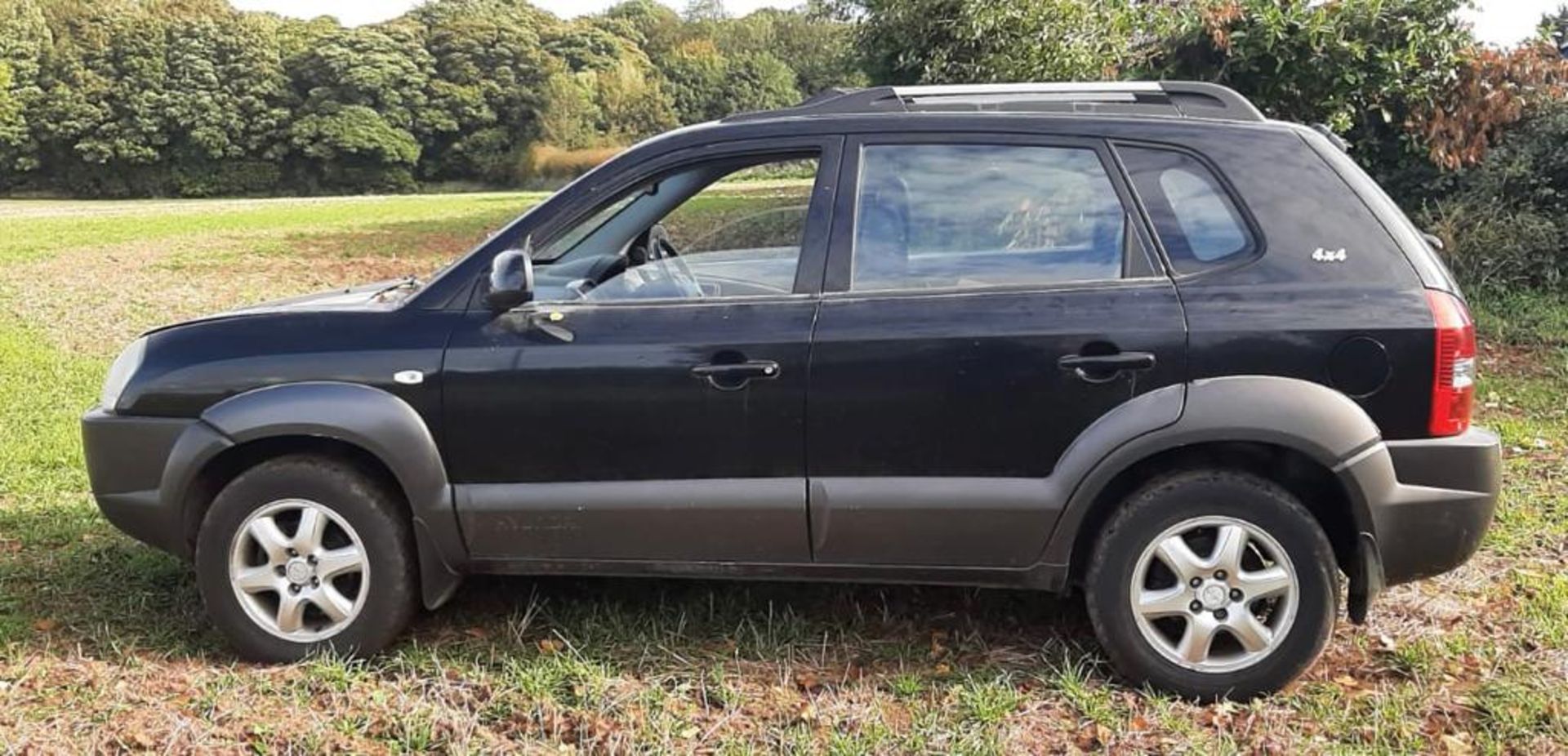 2005/55 HYUNDAI TUCSON CDX BLACK 4X4 SUV ESTATE *NO VAT*