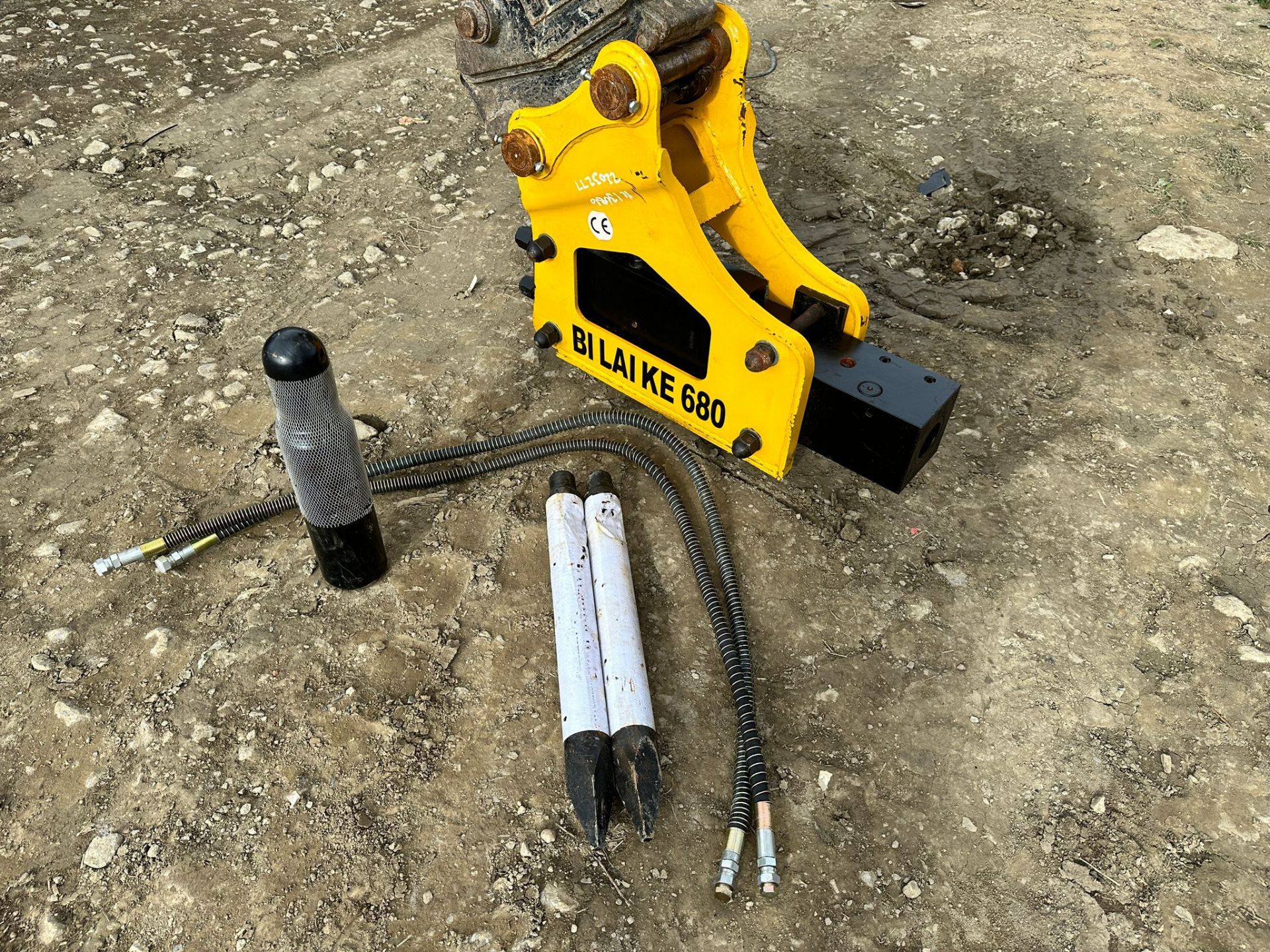 New And Unused Bilaike 680 Hydrualic Rock Breaker 45mm Pins,Suitable For 5-8 Ton Excavator*PLUS VAT* - Image 4 of 8