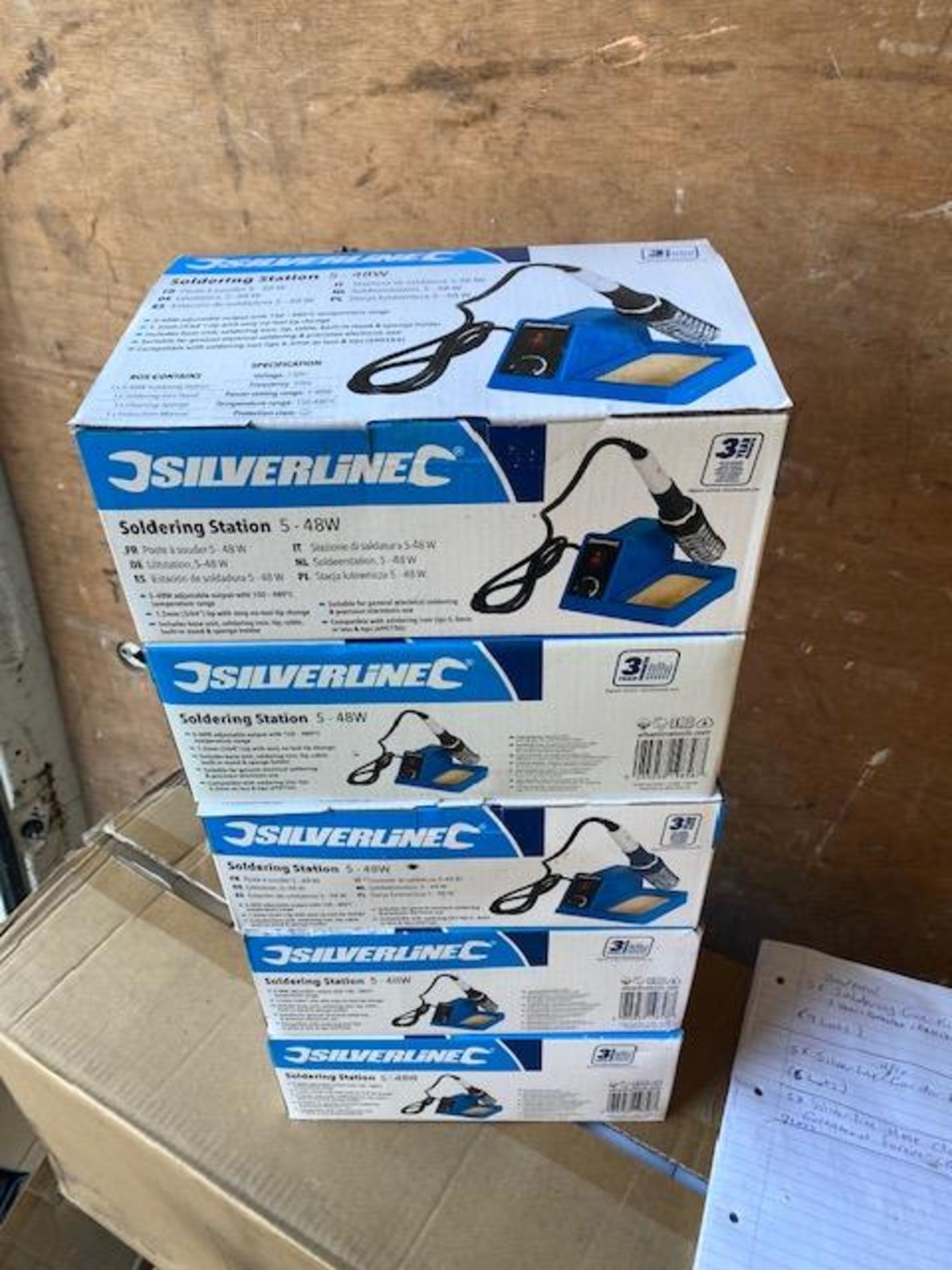 5 X BRAND NEW SOLDERING STATION 5 - 48W *PLUS VAT*