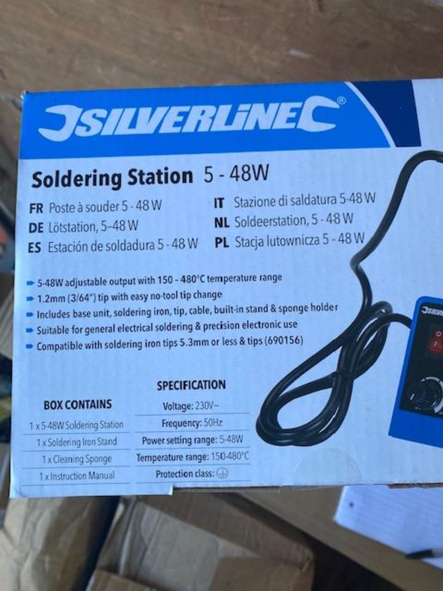 5 X BRAND NEW SOLDERING STATION 5 - 48W *PLUS VAT* - Image 4 of 6