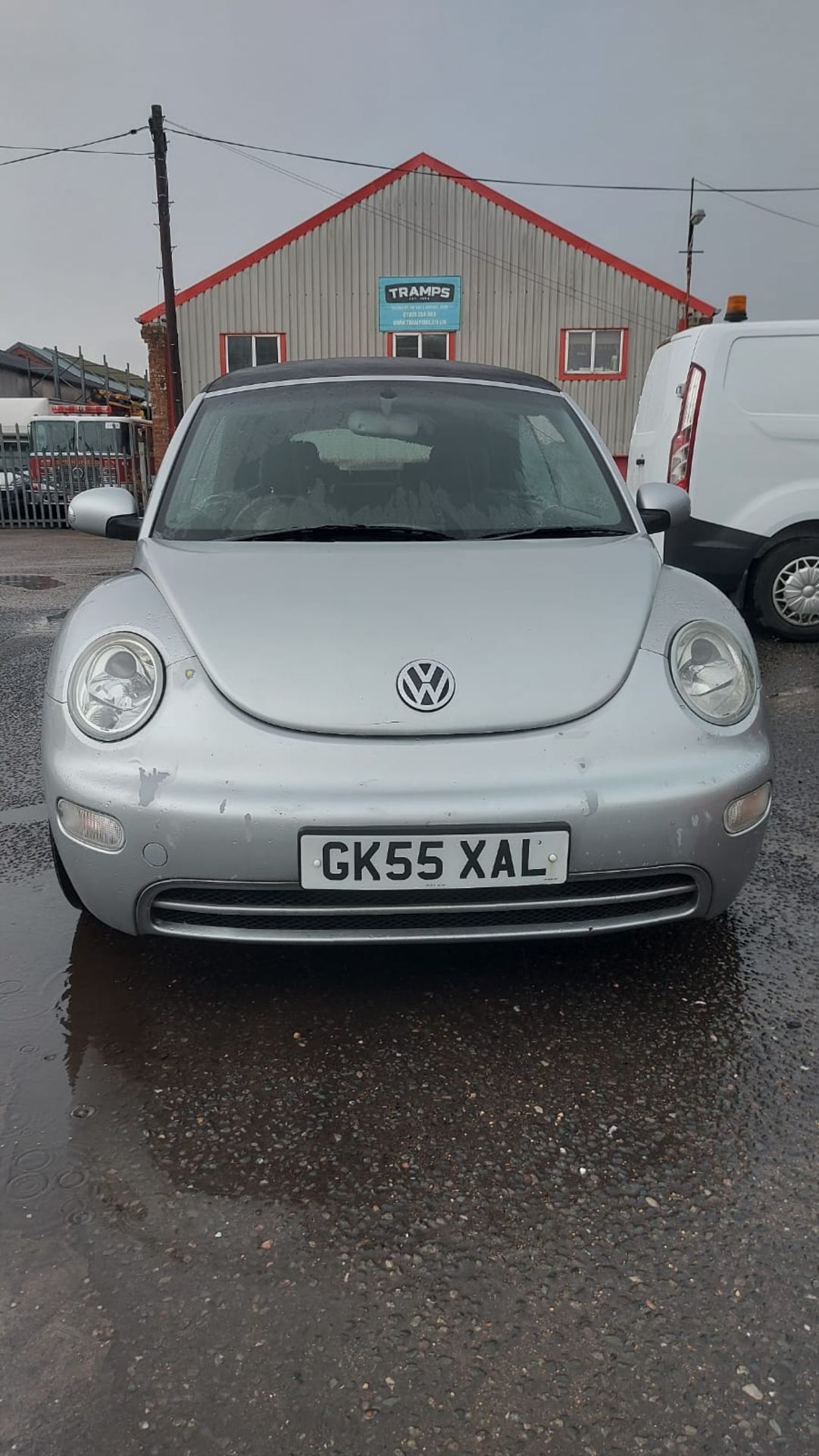 2005 VOLKSWAGEN BEETLE CABRIOLET SILVER CONVERTIBLE *NO VAT*